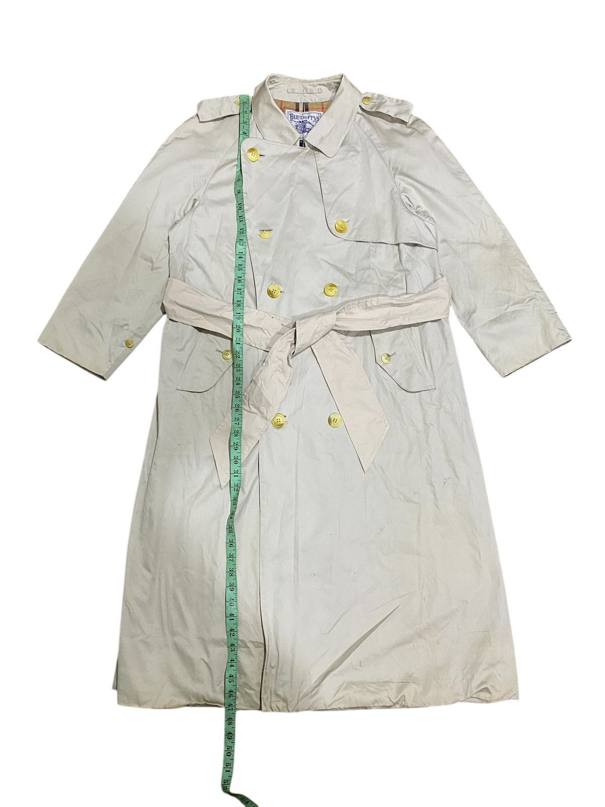 Burberry Vintage Burberrys NovaChek Double Breasted Trench Coat Size US L / EU 52-54 / 3 - 17 Thumbnail