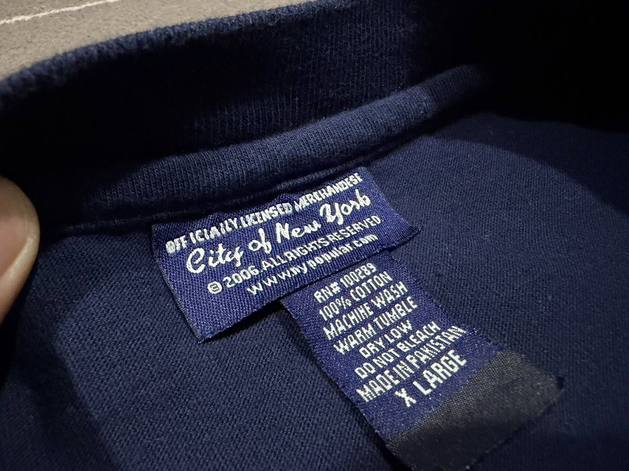 Other OG NYPD 2006 COPYRIGHT police tee XL 2713 Size US XL / EU 56 / 4 - 4 Thumbnail