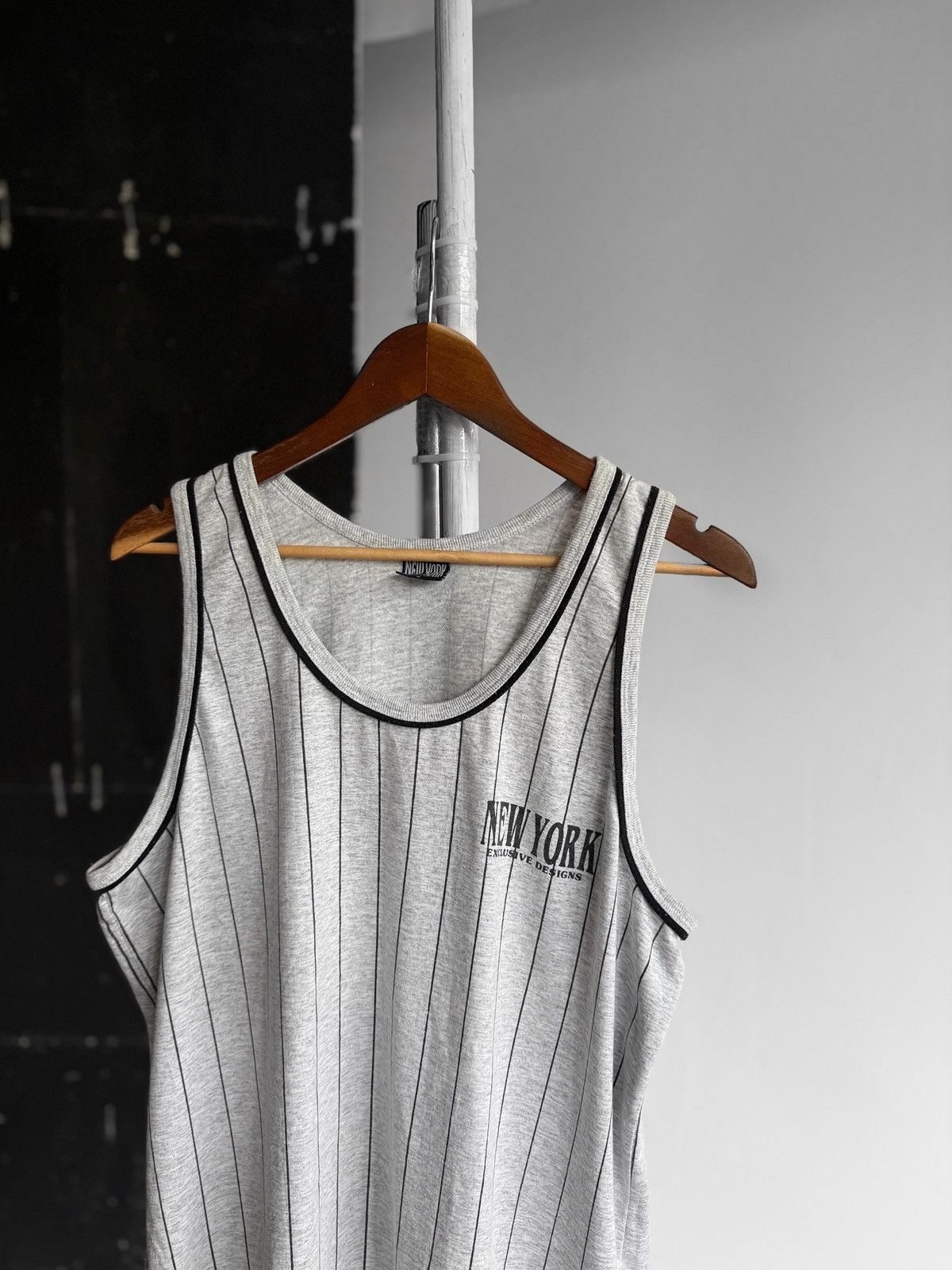 New York Yankees × Vintage New York Mens Vintage 90s Lightweight Cotton Tank Top Size US M / EU 48-50 / 2 - 5 Thumbnail