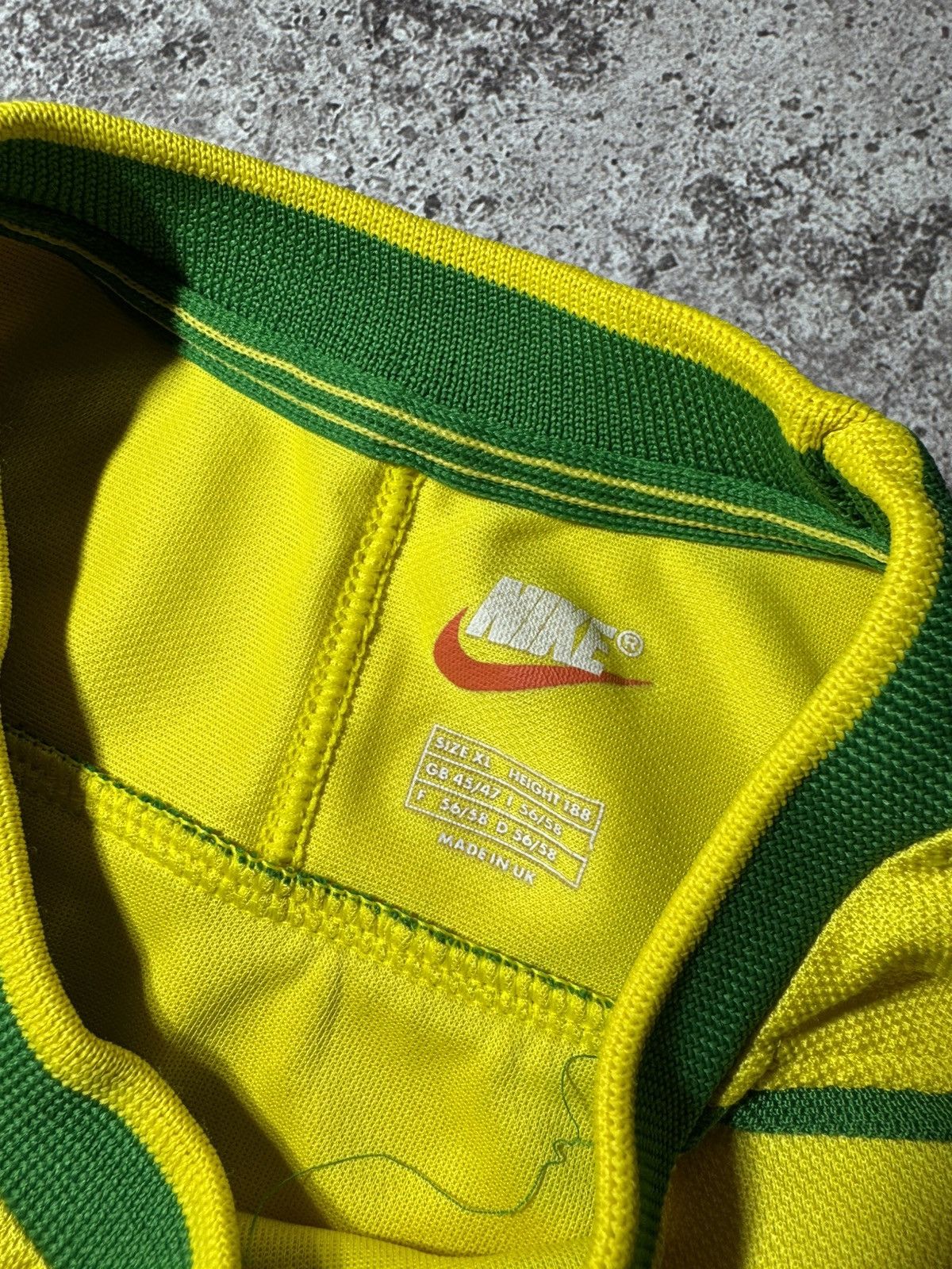 Nike × Vintage Nike Vintage Brasil 1998 Football Jersey Shirt National Team Size US XL / EU 56 / 4 - 6 Thumbnail