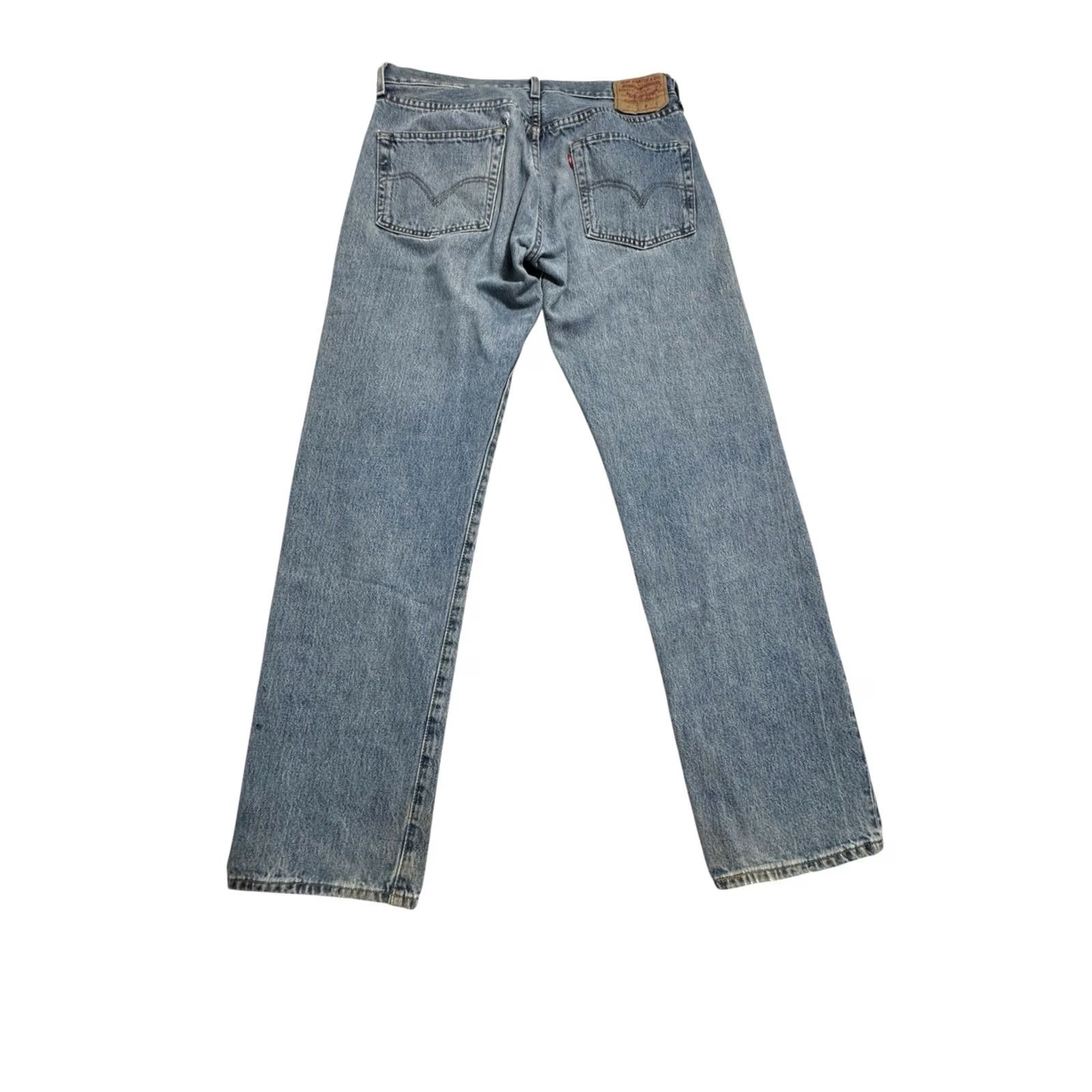 Levi's VINTAGE Levi's 501 Jeans Mens 34x34 Blue Y2K Denim Pants Size US 34 / EU 50 - 2 Thumbnail