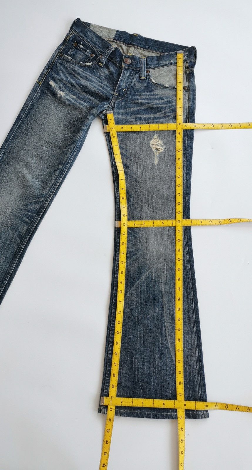 Levi's Vintage Levis Bootcut Distressed Jeans Size 28" / US 6 / IT 42 - 11 Thumbnail