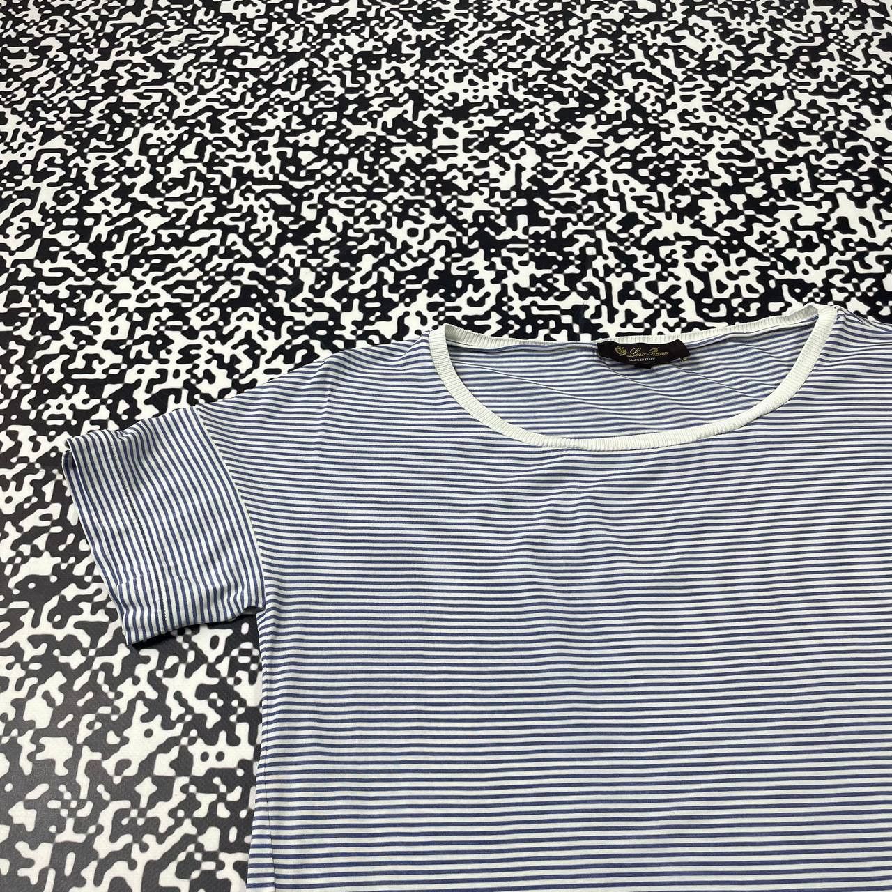 Loro Piana Luxury Stripped Retro Style T-shirt