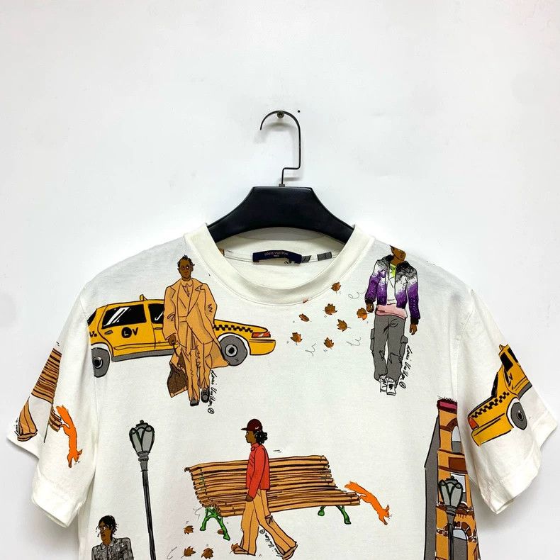 Louis Vuitton White figure short sleeve 2503-Nextarrow