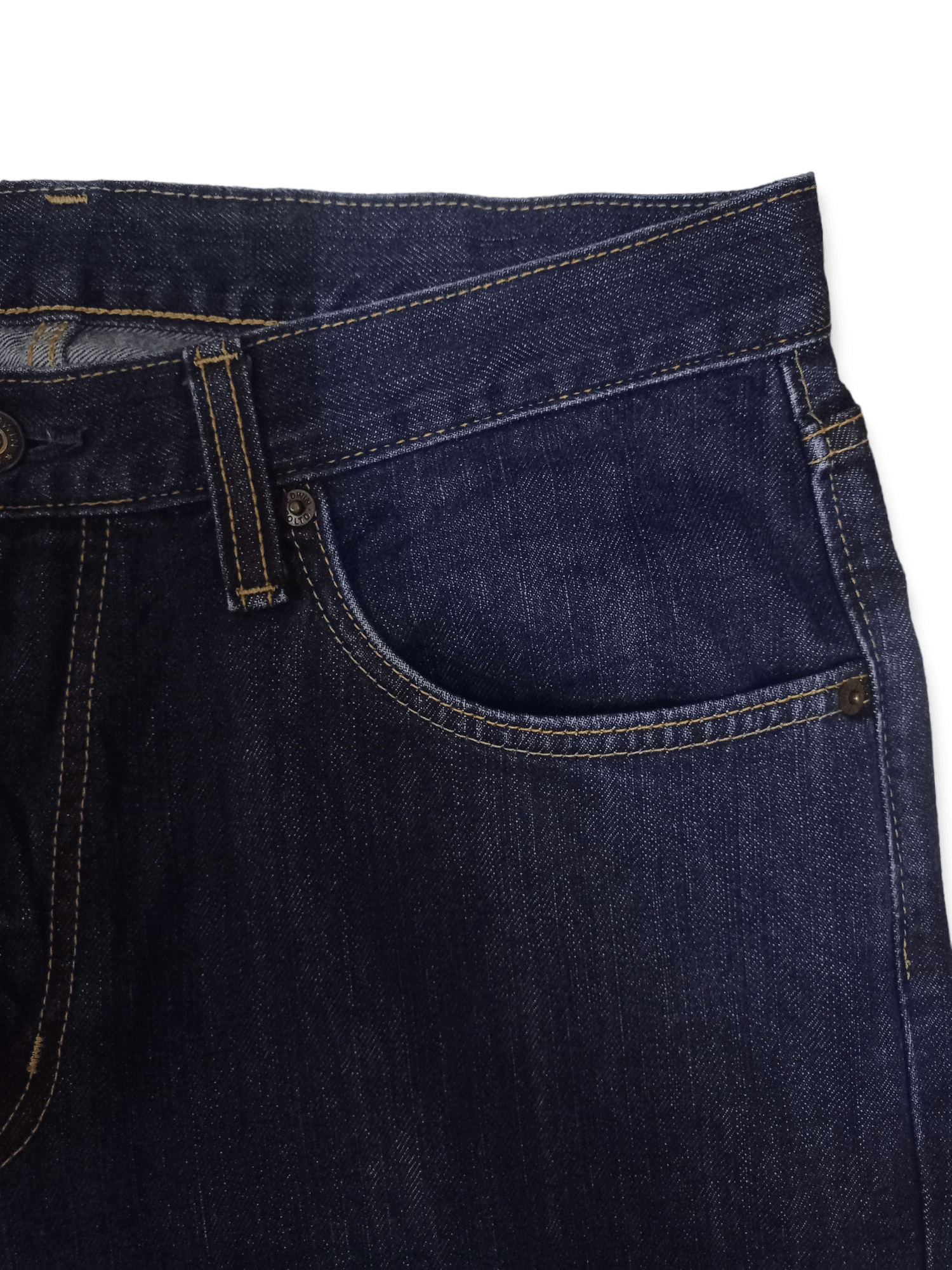Edwin Vintage Japanese EDWIN 404 Raw Denim Loose Jeans Size US 33 - 5 Thumbnail
