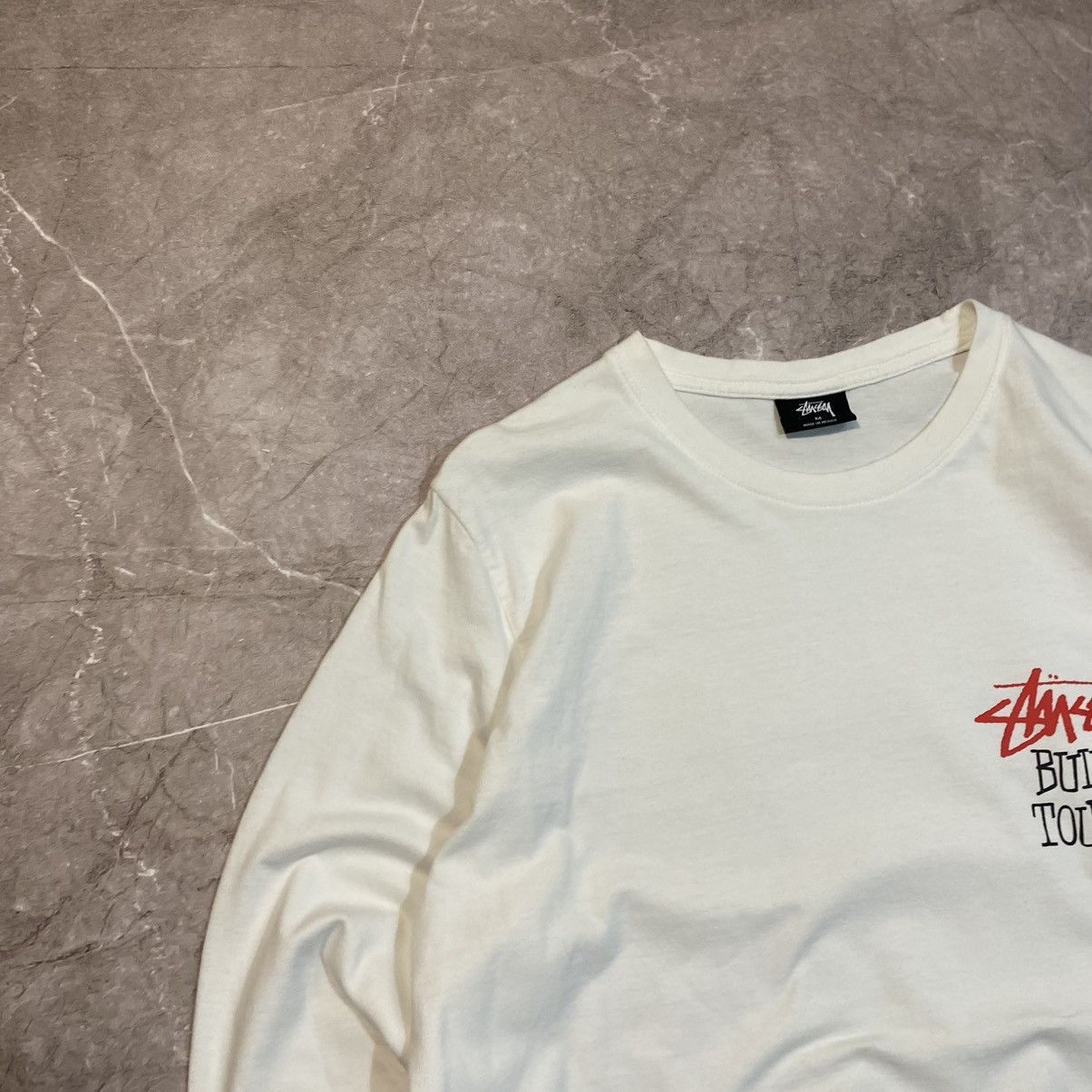 Stussy STUSSY BUILT TOUGH BIG LOGO LONG SLEEVE BEAR STREETWEAR Size US M / EU 48-50 / 2 - 9 Thumbnail