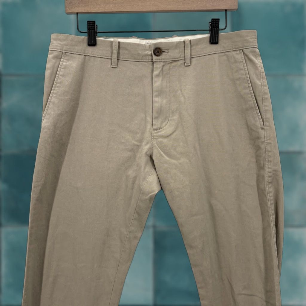 J.Crew J.CREW Pants Mens 32x34 Khaki Flex Slim Chino Stretch Cotton Casual Preppy NWT Size US 32 / EU 48 - 1 Thumbnail