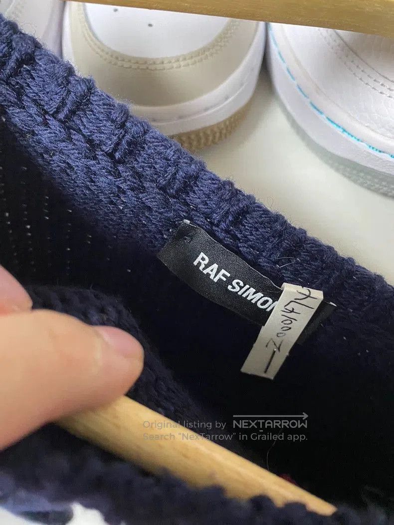 Raf Simons Raf Simons Cropped Knit Sweater RS Design. Size US S / EU 44-46 / 1 - 2 Thumbnail