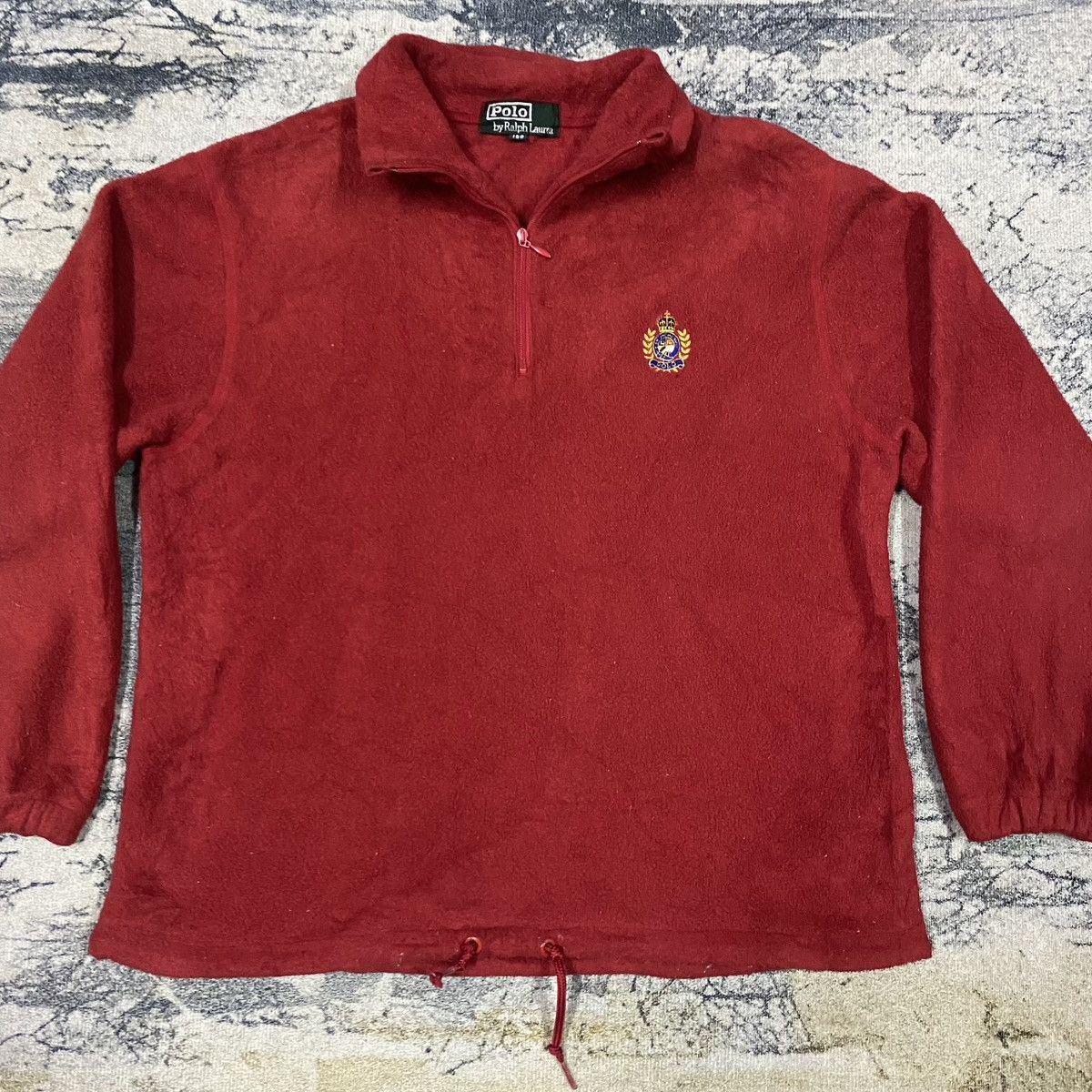 Vintage Vintage Polo Ralph Lauren Fleece Sweatshirt Pullover Size US S / EU 44-46 / 1 - 2 Thumbnail