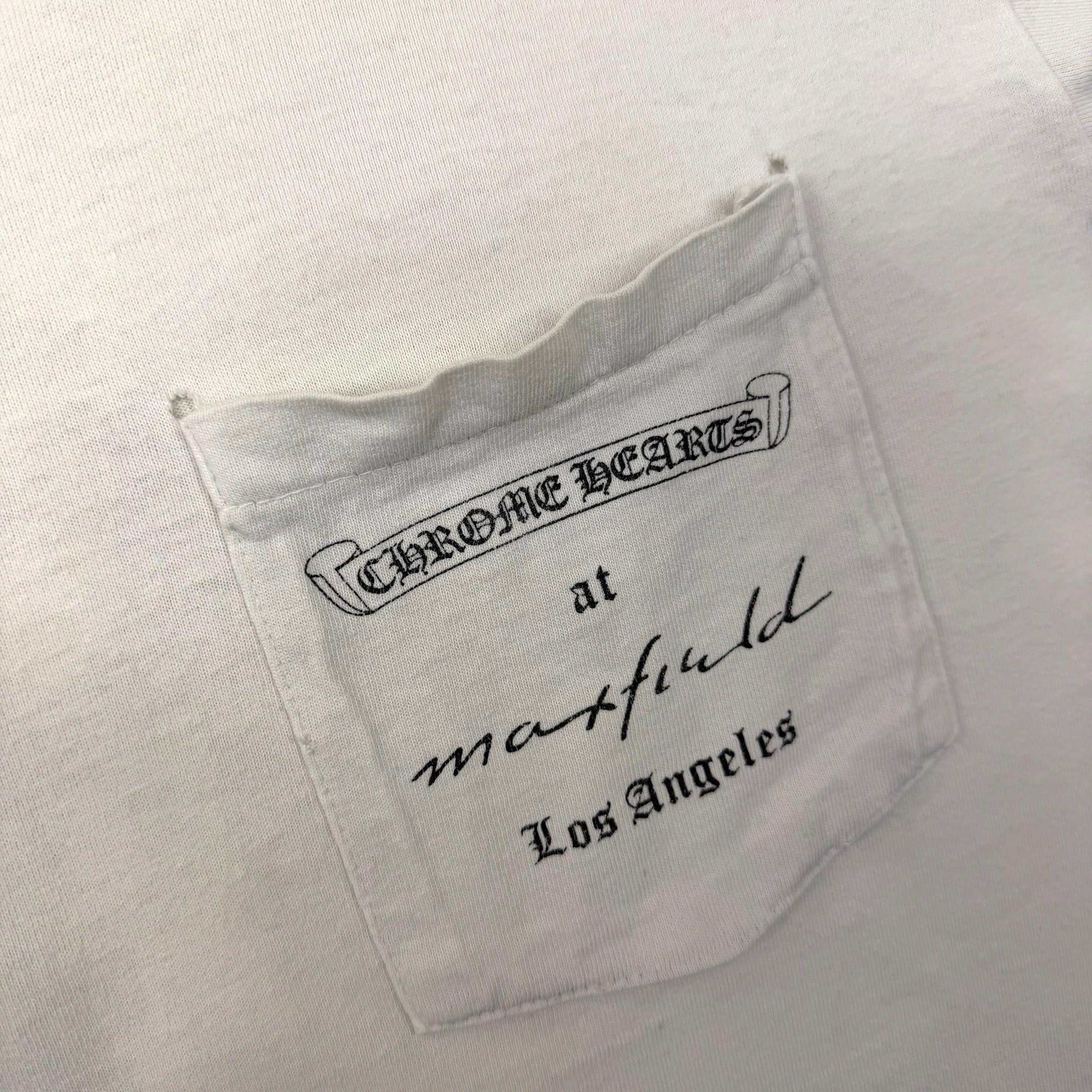 Chrome Hearts Vintage Chrome Hearts Maxfield Tee L (Cropped) Size US L / EU 52-54 / 3 - 5 Thumbnail
