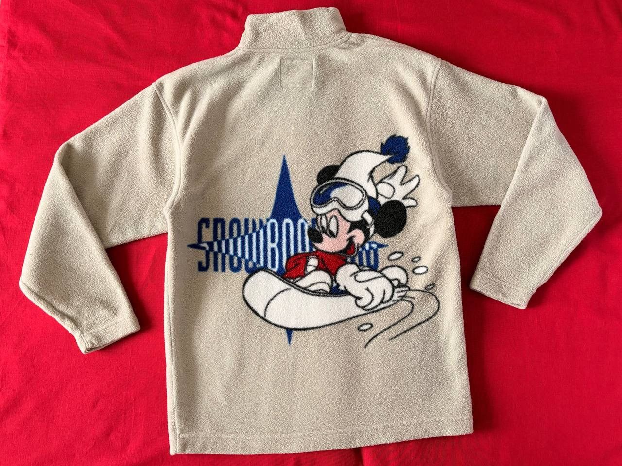 Disney Disney Mickey Fleece Pullover S Y2K Sport Vintage Size US S / EU 44-46 / 1 - 6 Thumbnail