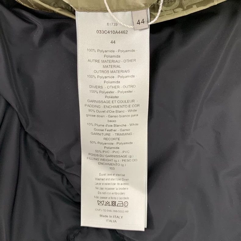 Dior Dior Green logo old flower full print zipper down jacket ve Size US S / EU 44-46 / 1 - 7 Thumbnail