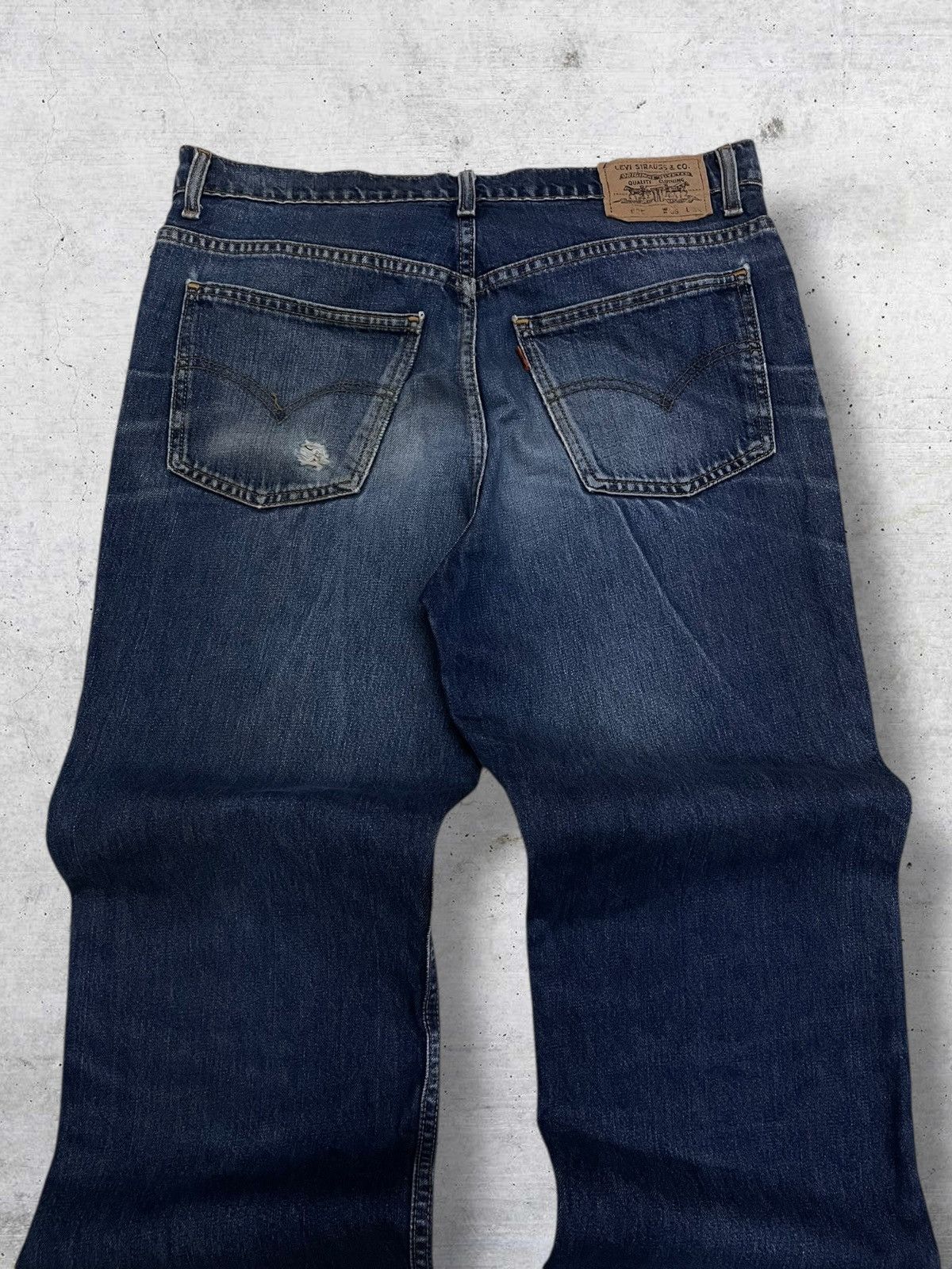 Levi's Vintage Clothing VINTAGE LEVIS 605 ORANGE TAB 1990S DESIGNER DISTRESSED DENIM Size US 34 / EU 50 - 12 Thumbnail
