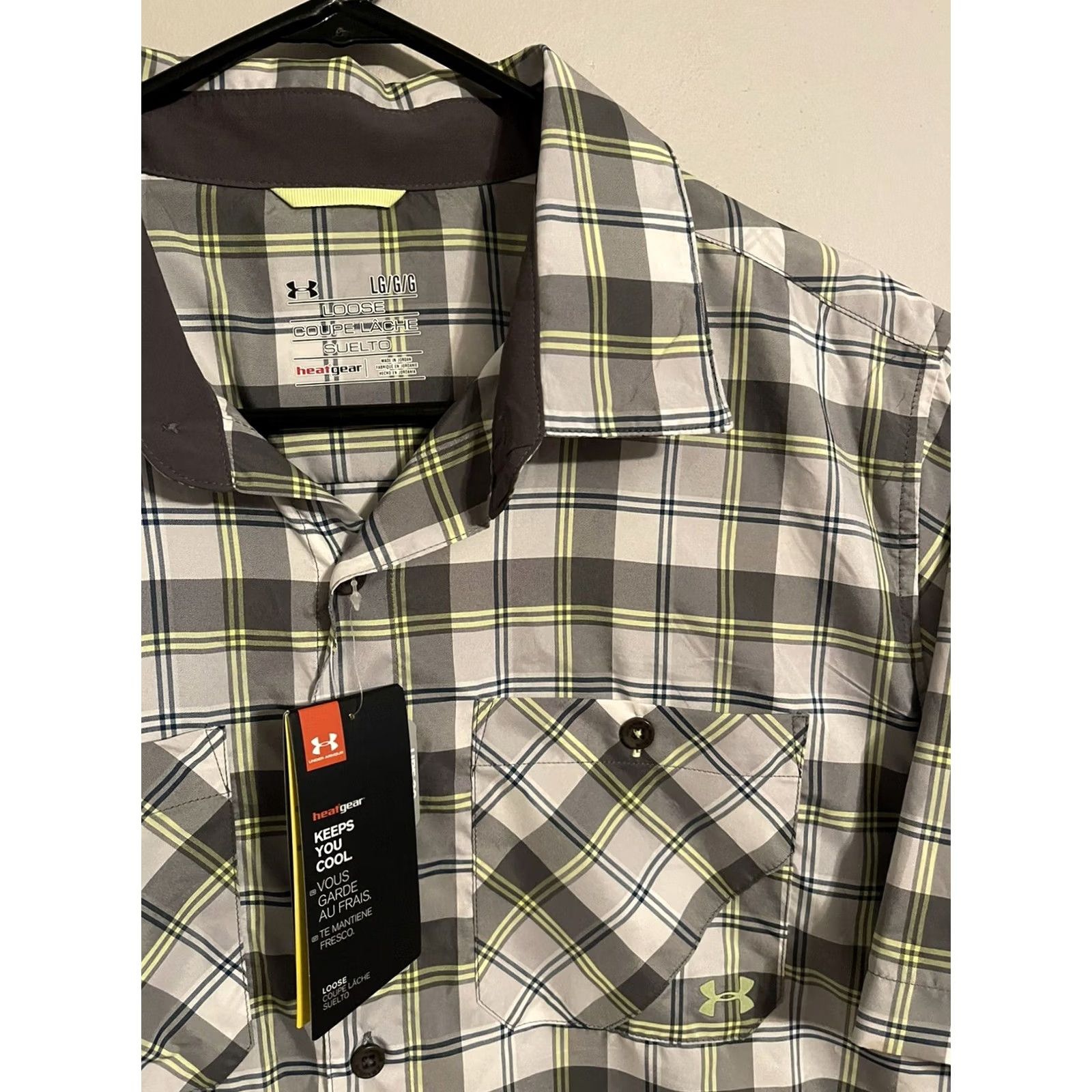 Under Armour Under Armour Heat Gear Chesapeake 2 Short Sleeve Plaid Shirt Men's L Multicolor Size US L / EU 52-54 / 3 - 2 Thumbnail