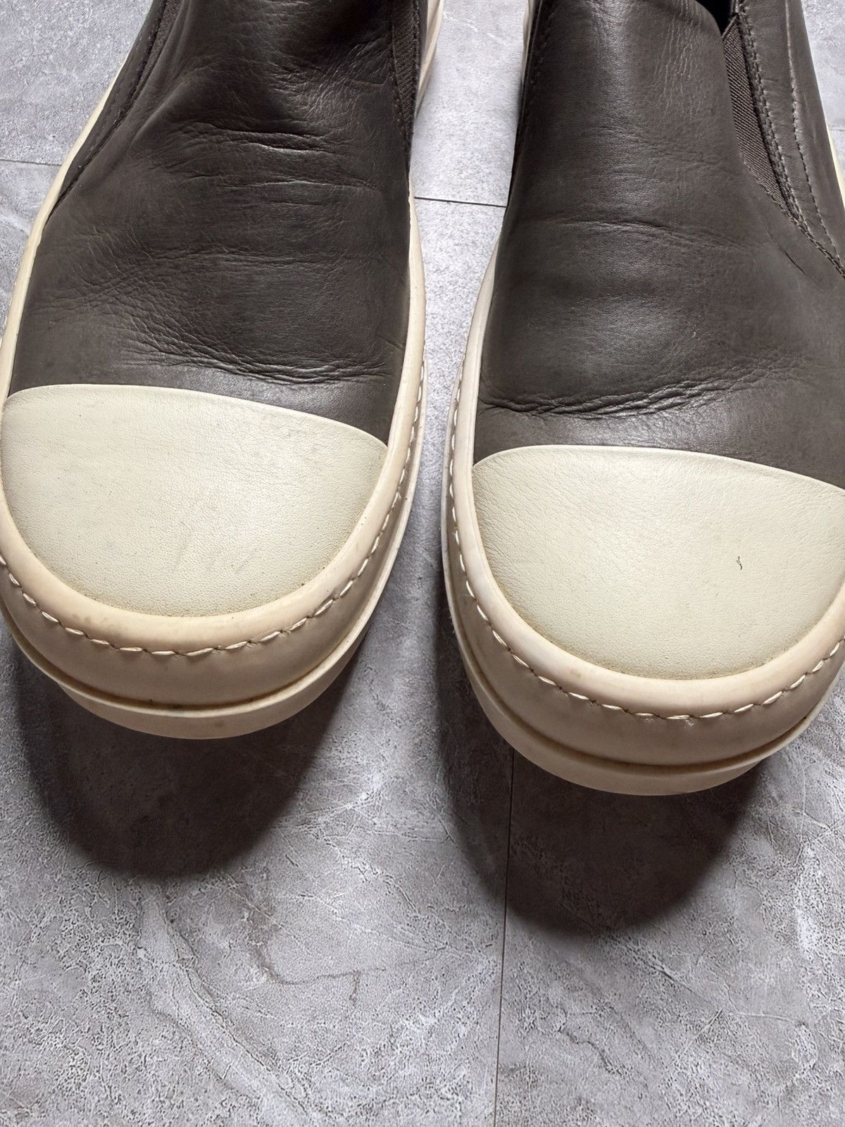 Rick Owens Rick Owens Low Top Boat Sneakers “Mainline” Olive CW Size US 6 / EU 39 - 2 Thumbnail