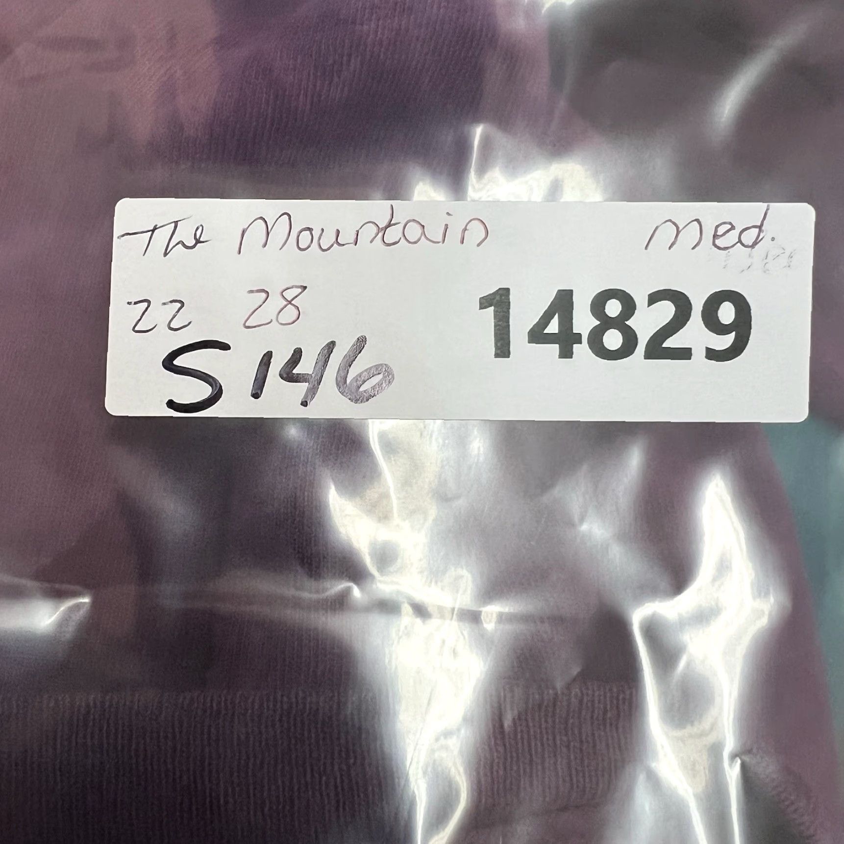 The Mountain The Mountain Mens T-Shirt 2010s Sun Face Tie-Dye Crew Neck Short Sleeve Purple Graphic Print All Seasons Size US M / EU 48-50 / 2 - 7 Thumbnail