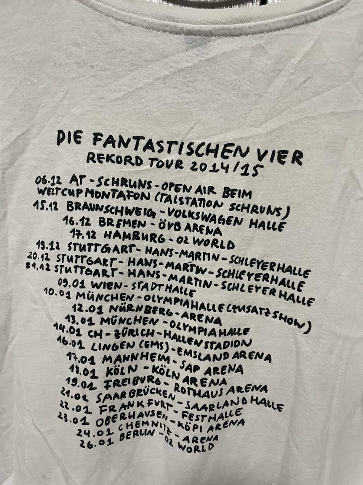 Band Tees × Vintage Rare Die Fantastischen Vier 2014/2015 Tour T Shirt Band Tee Size US M / EU 48-50 / 2 - 9 Thumbnail