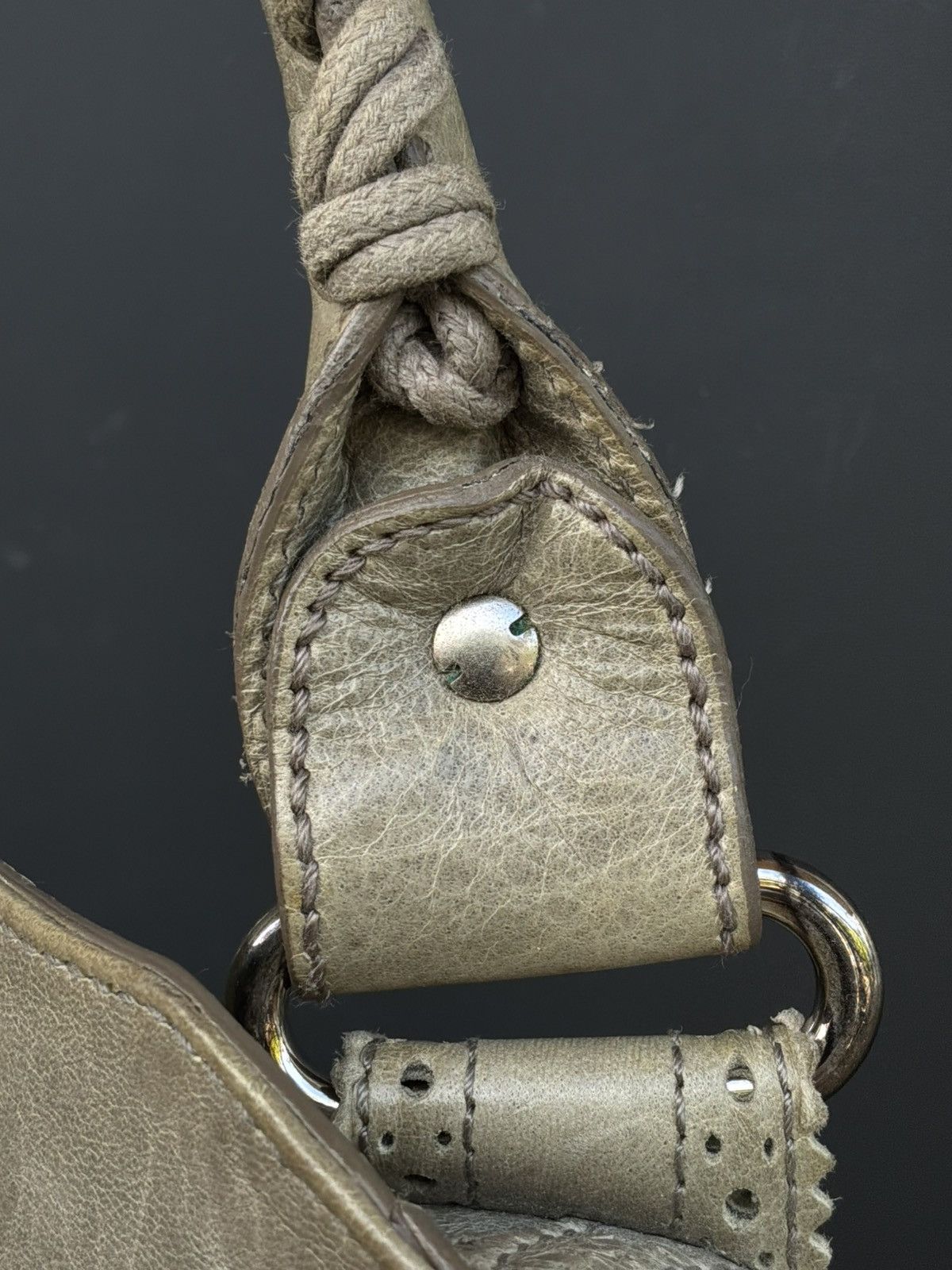 Balenciaga Balenciaga - Classic City - Giant Studs - Beige Lambskin Size ONE SIZE - 18 Thumbnail