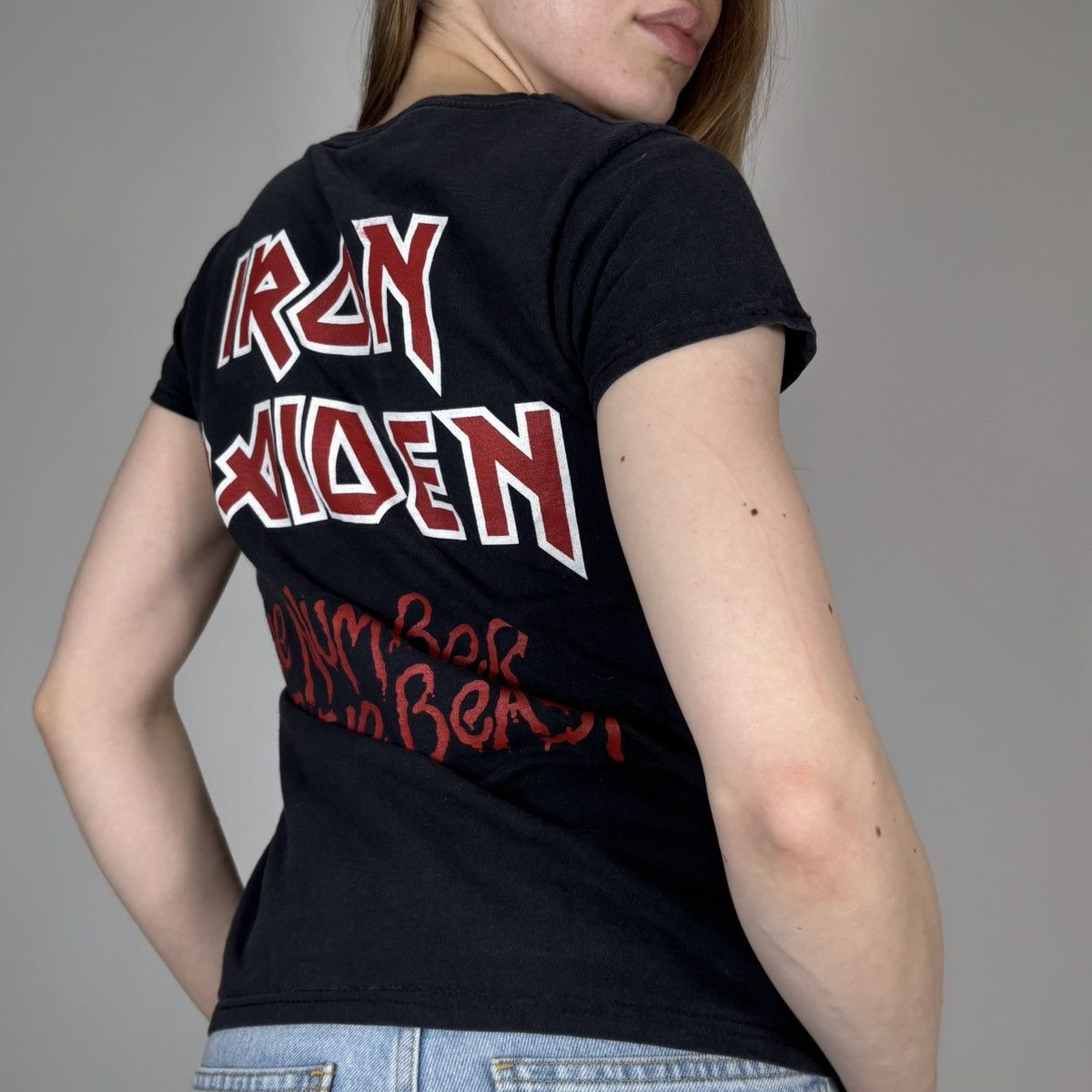 Iron Maiden Vintage Y2K Iron Maiden Number Of The Beast Band T-shirt Size M / US 6-8 / IT 42-44 - 2 Thumbnail