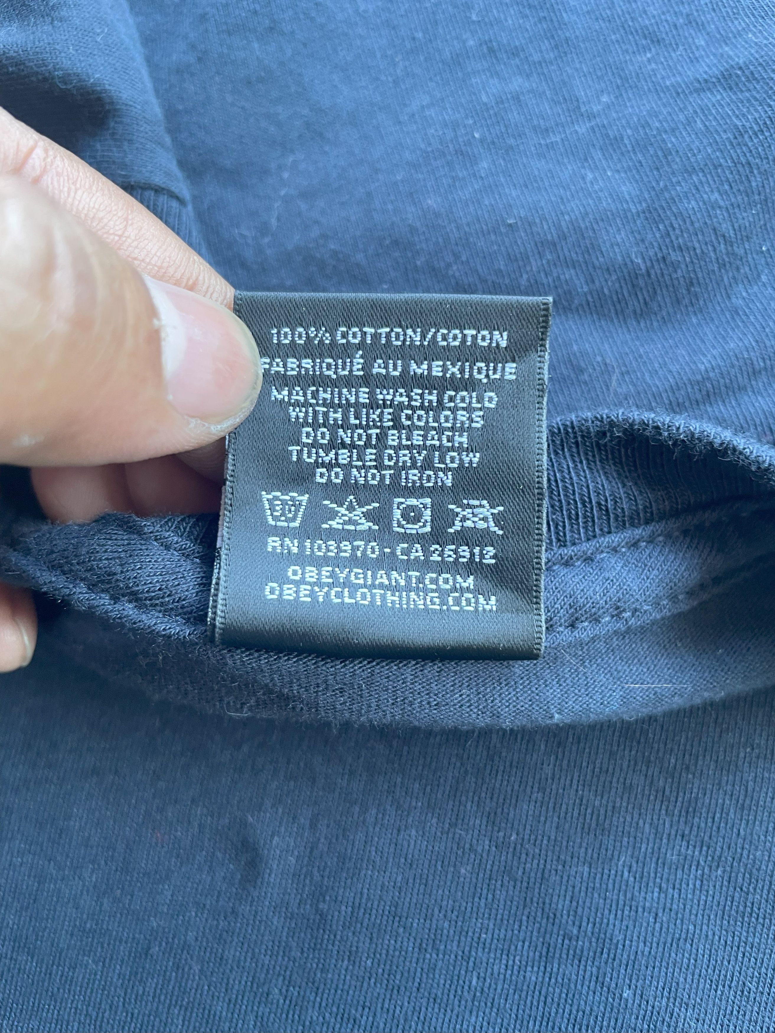 Obey Obey Worldwide Long Sleave Size US XL / EU 56 / 4 - 6 Thumbnail