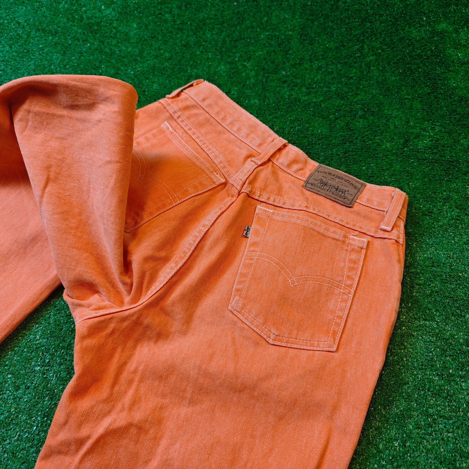 Levi's Vintage Clothing Vintage Levi's 900 Jeans womens 26 Orange 90s drip rare Size 26" / US 2 / IT 38 - 5 Thumbnail