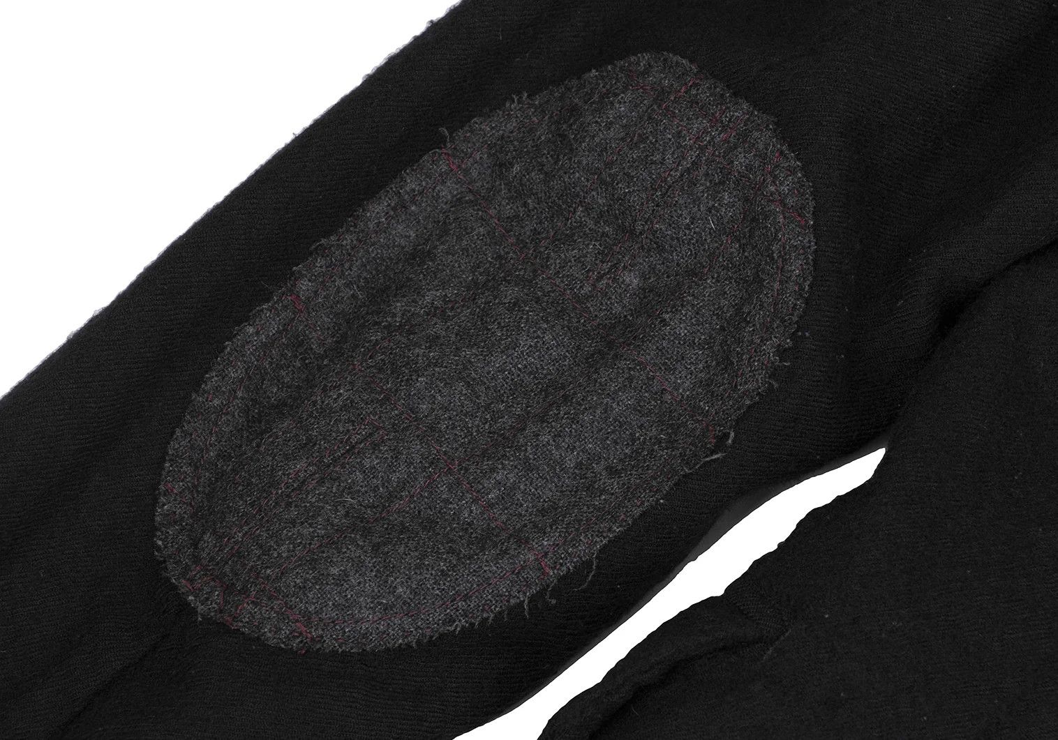Junya Watanabe Wool Felted Leather Pocket Jacket in Black, Size XS Size US XS / EU 42 / 0 - 14 Thumbnail