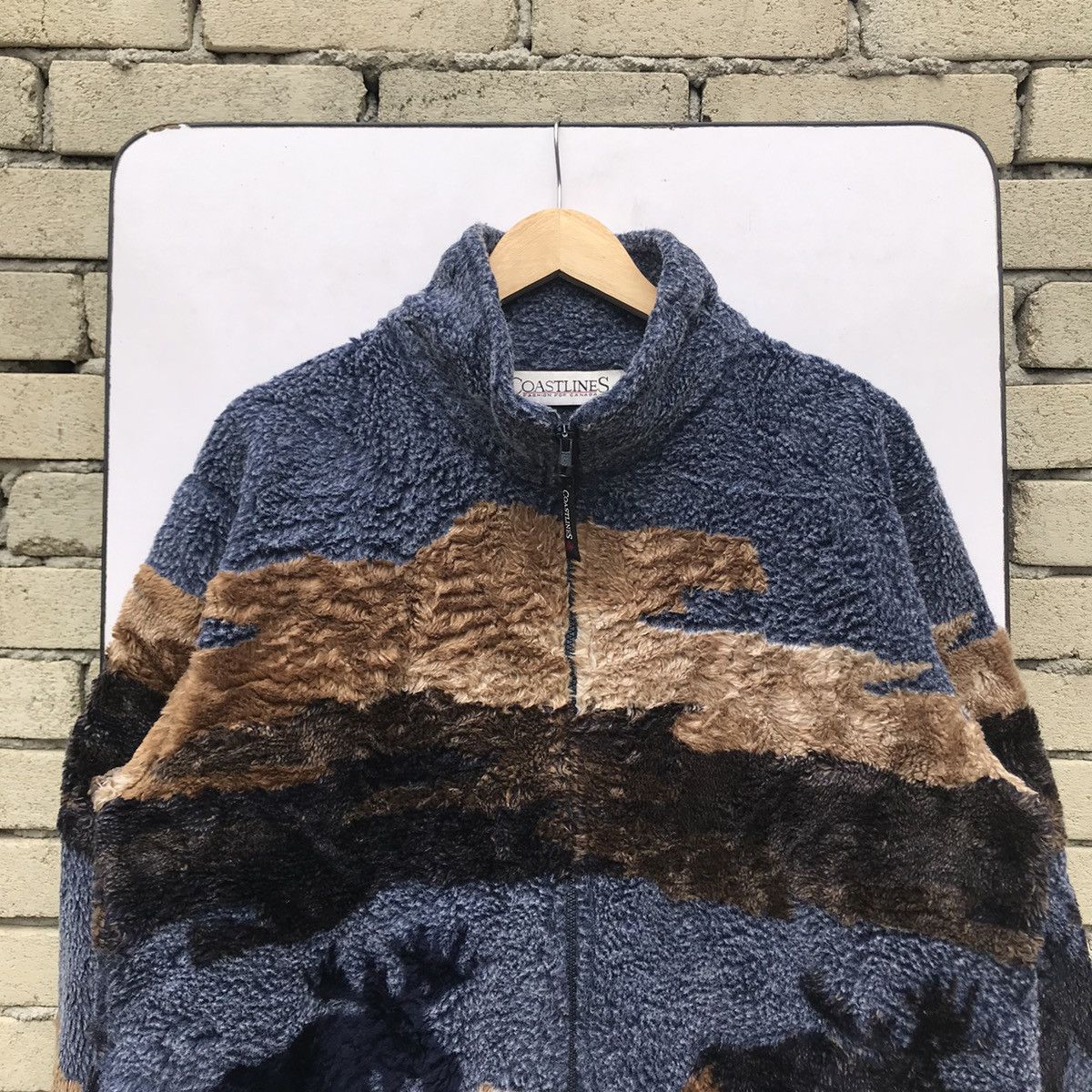 Vintage Vintage Coastlines Fashion for Canada Fullprint Fleece Size US L / EU 52-54 / 3 - 3 Thumbnail