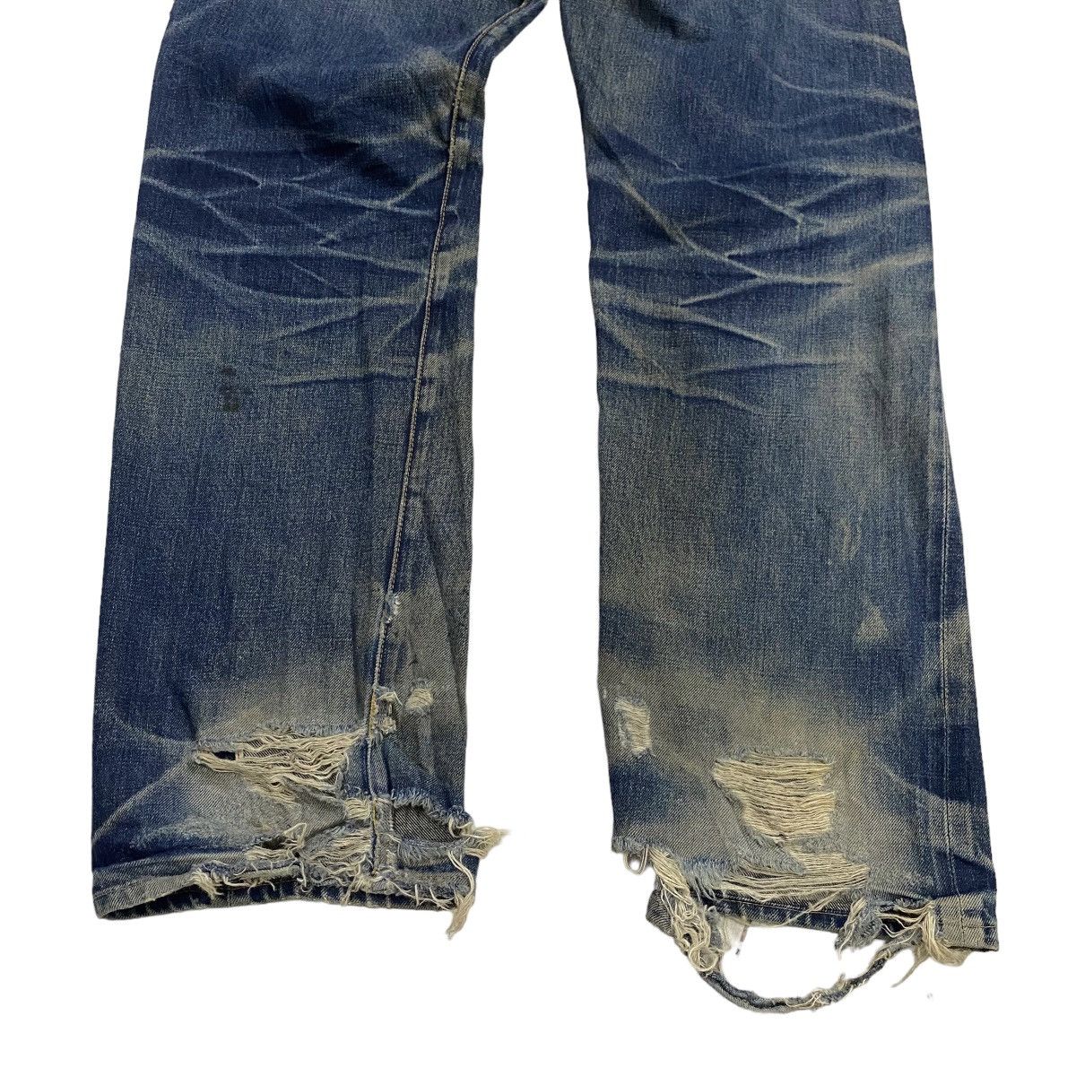 Japanese Brand Sewing Chop O'alls selvedge distressed denim Size US 30 / EU 46 - 16 Thumbnail