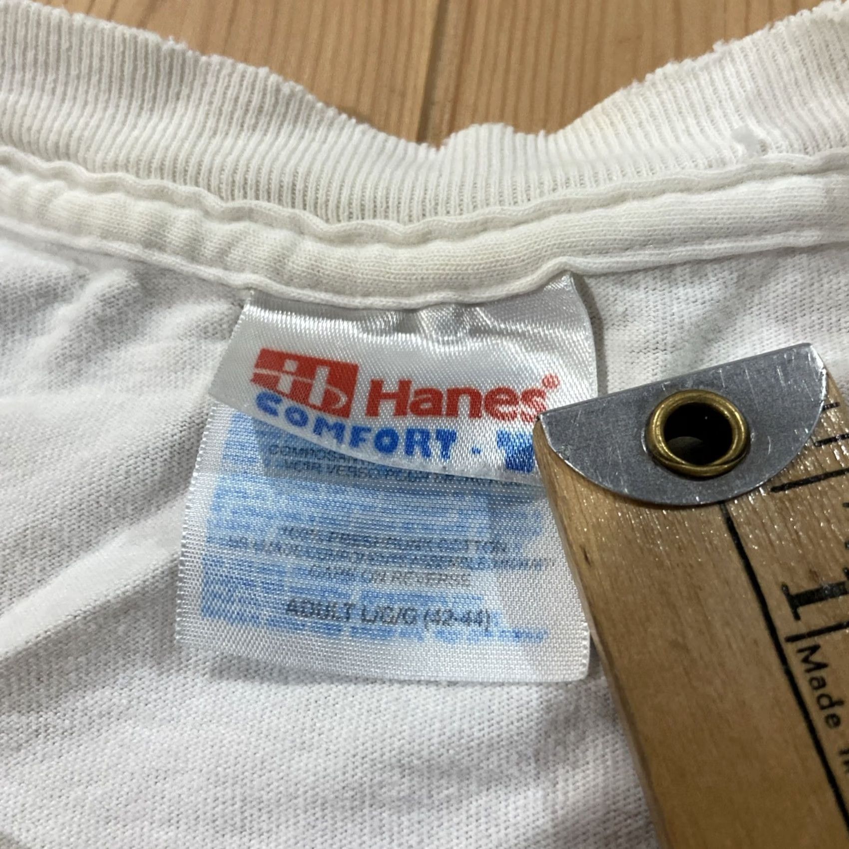Hanes VINTAGE San Francisco China Town Dragon T Shirt L White Men Size US L / EU 52-54 / 3 - 2 Thumbnail