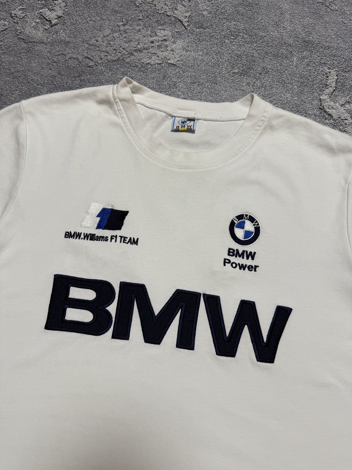BMW × Vintage Vintage BMW Tee Shirt Thrashed Size US M / EU 48-50 / 2 - 2 Thumbnail