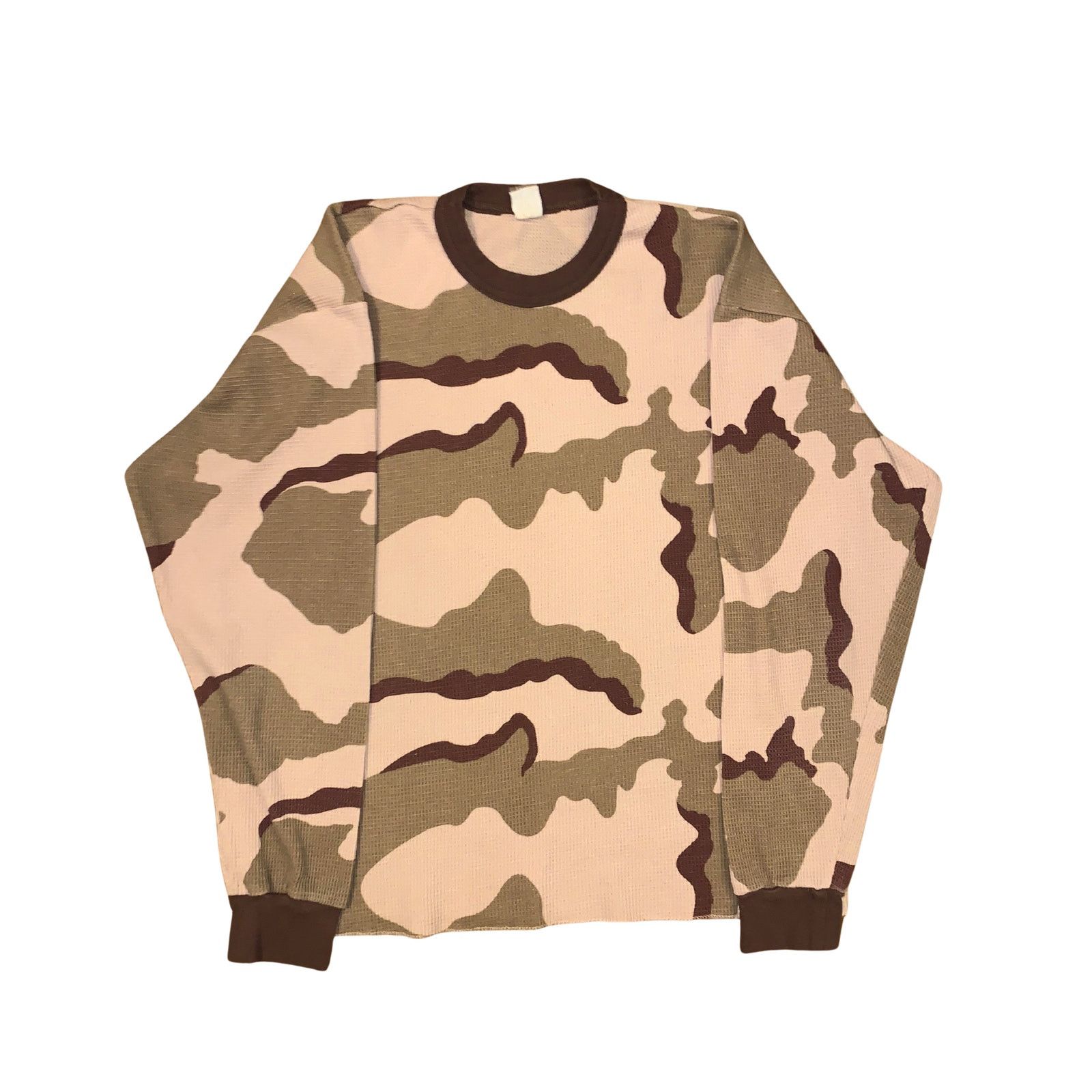 Rothco Beige Sand Camo Army Thermal Shirt Large XL Size US L / EU 52-54 / 3 - 1 Thumbnail
