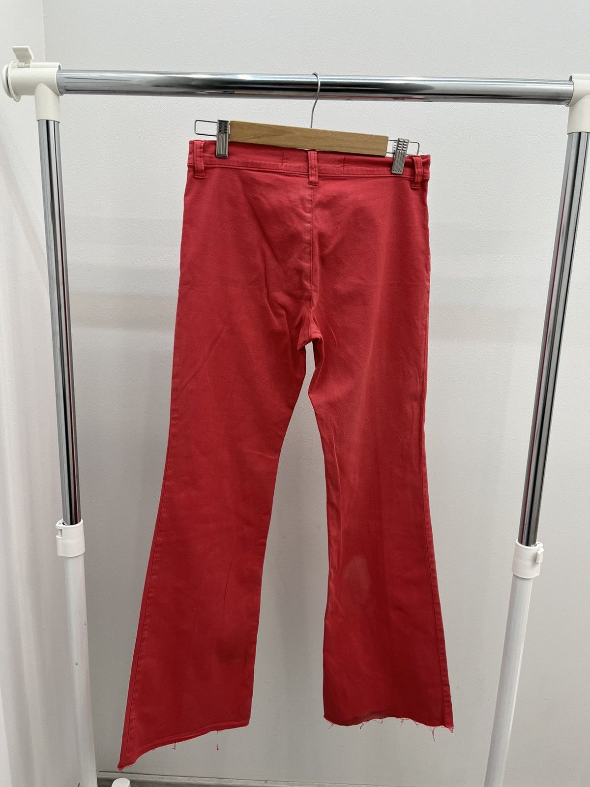 Versace Jeans Couture Versace Jeans Couture Coral Red Flared Pants Size 30" / US 8 / IT 44 - 2 Thumbnail