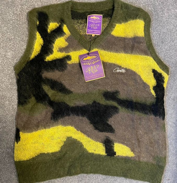 Corteiz Corteiz mohair knit « GUTTA CAMO » | Grailed