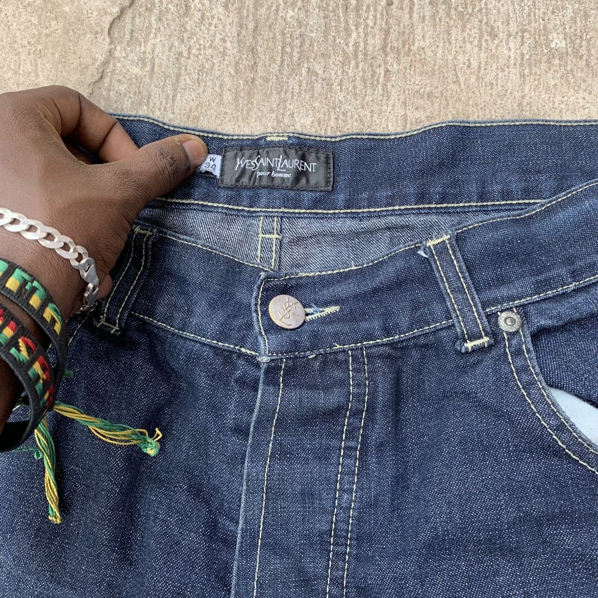 Yves Saint Laurent Vintage YSL Denim Jeans Waist 34 Size US 34 / EU 50 - 3 Thumbnail