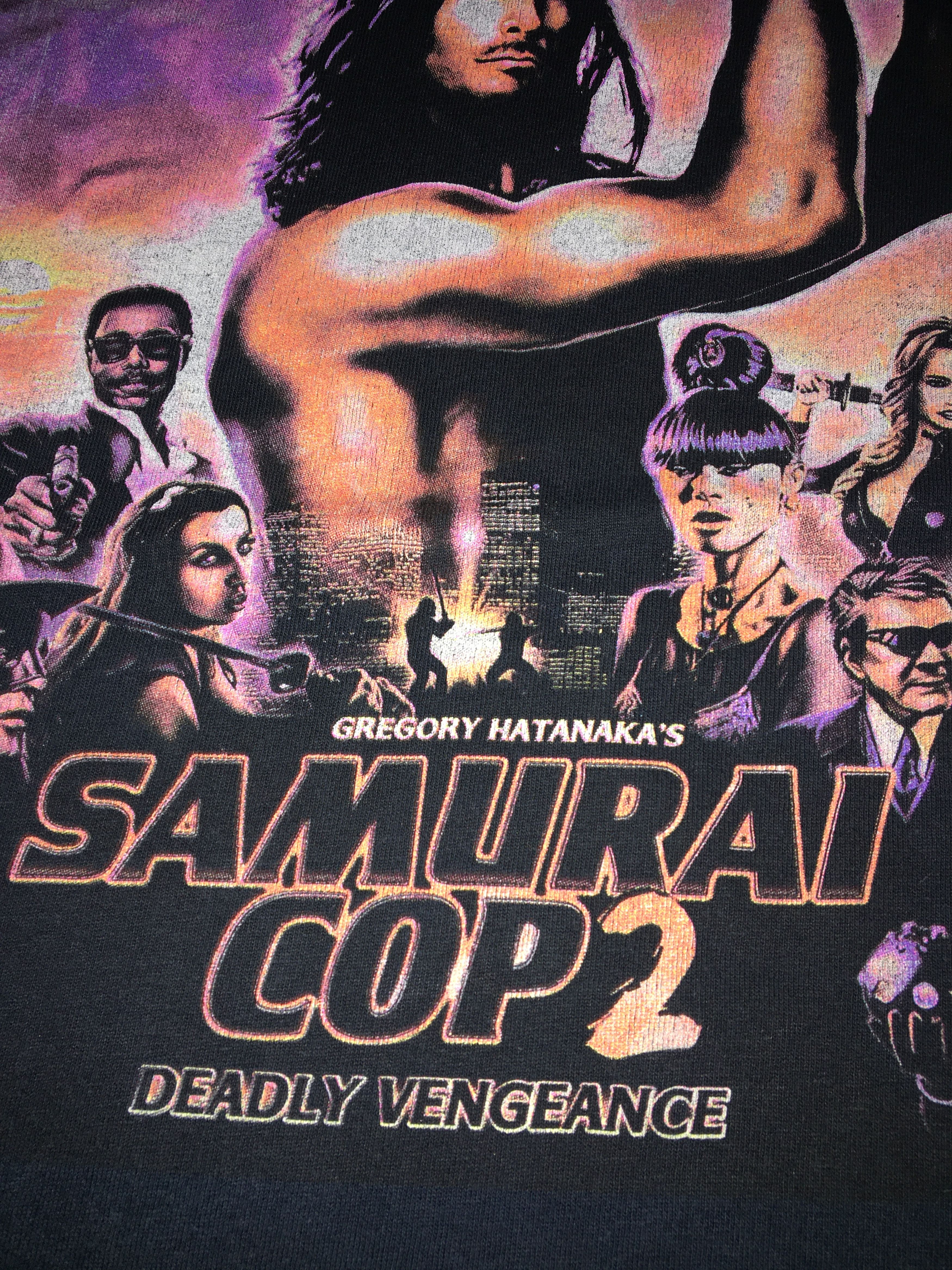 Gildan × Vintage Vintage Samurai Cop 2 Tshirt Size US S / EU 44-46 / 1 - 4 Thumbnail