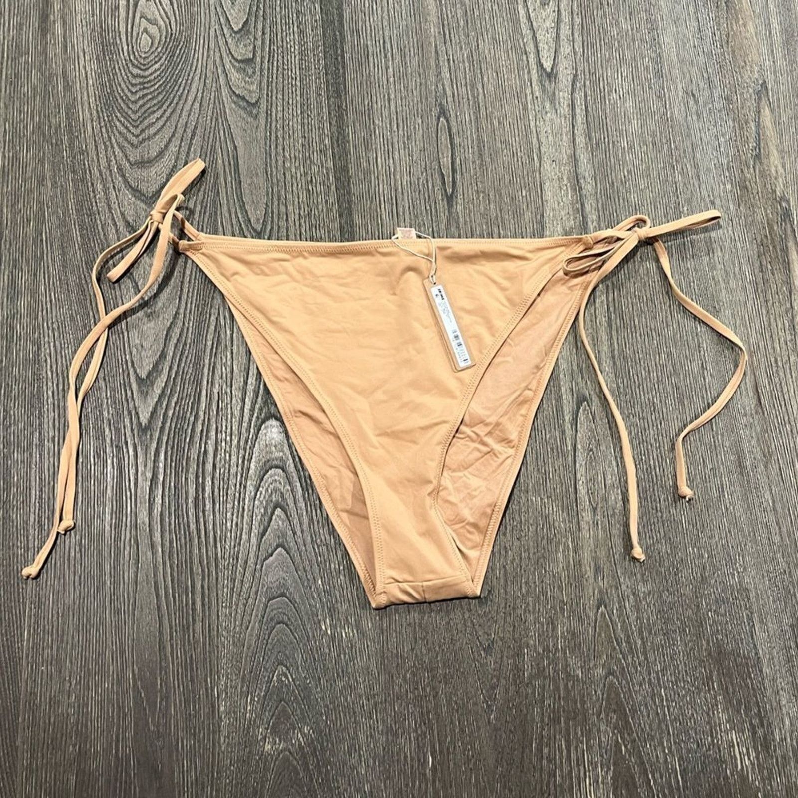SKIMS NWT Skims Recycled Swim Tie Bikini Bottom Front Size 4X Size ONE SIZE - 1 Thumbnail