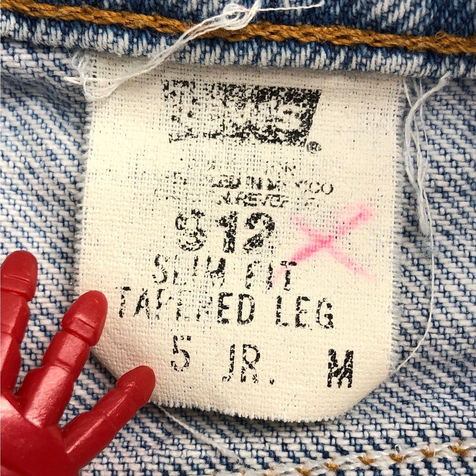 Levi's × Vintage 90s Levis 912 slim fit jeans 1990s vintage Size 27" / US 4 / IT 40 - 8 Thumbnail