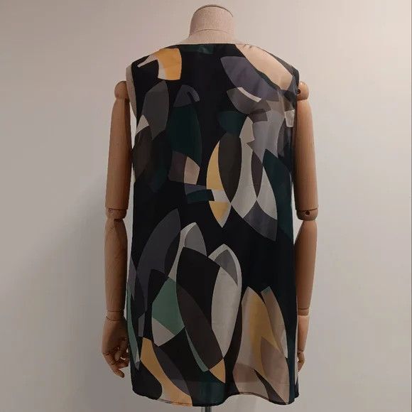 Lafayette 148 LAFAYETTE 148 NEW YORK Sleeveless Adela Silk Blouse - Med Size M / US 6-8 / IT 42-44 - 3 Thumbnail