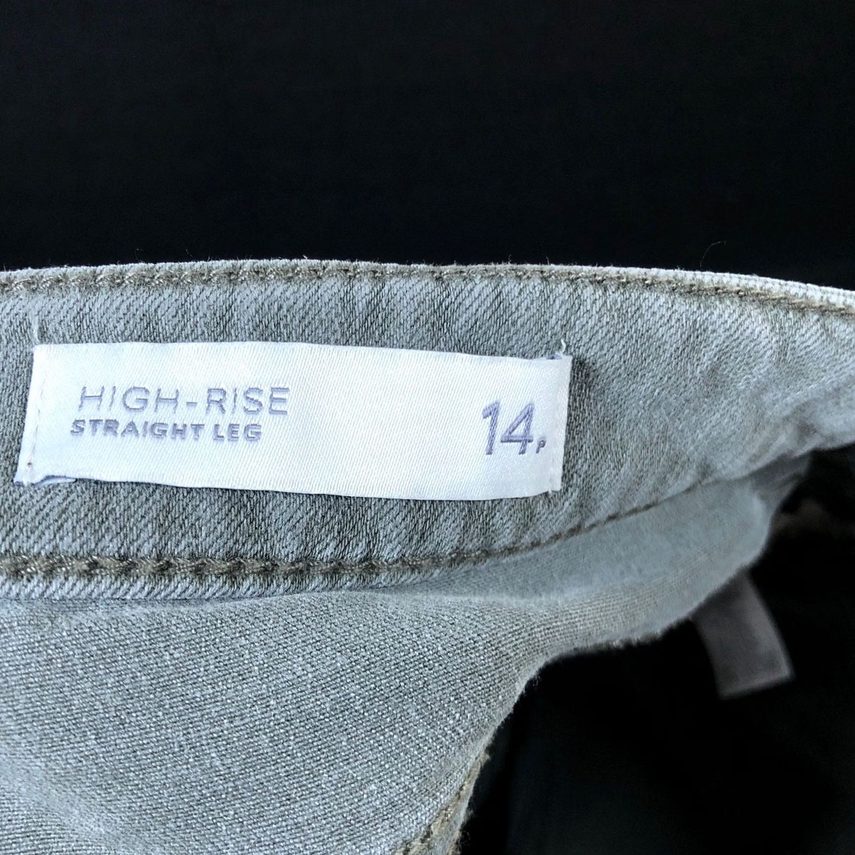 Vintage J Jill Jeans Green Denim Petite High Rise Straight Leg Stretch 14P Women’s Jeans Size 24" / US 00 / IT 34 - 5 Thumbnail