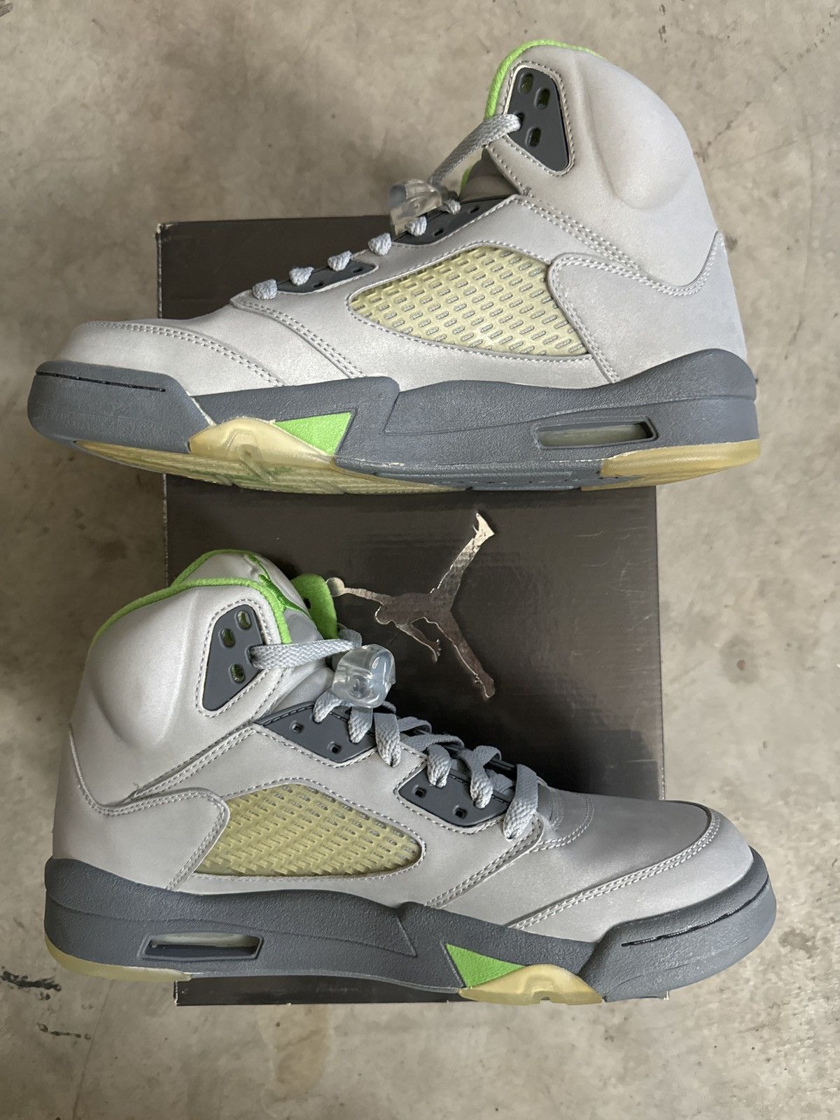 Jordan Brand (Deadstock) Retro (2006 Release) Jordan 5 Green Bean Size US 9.5 / EU 42-43 - 6 Thumbnail