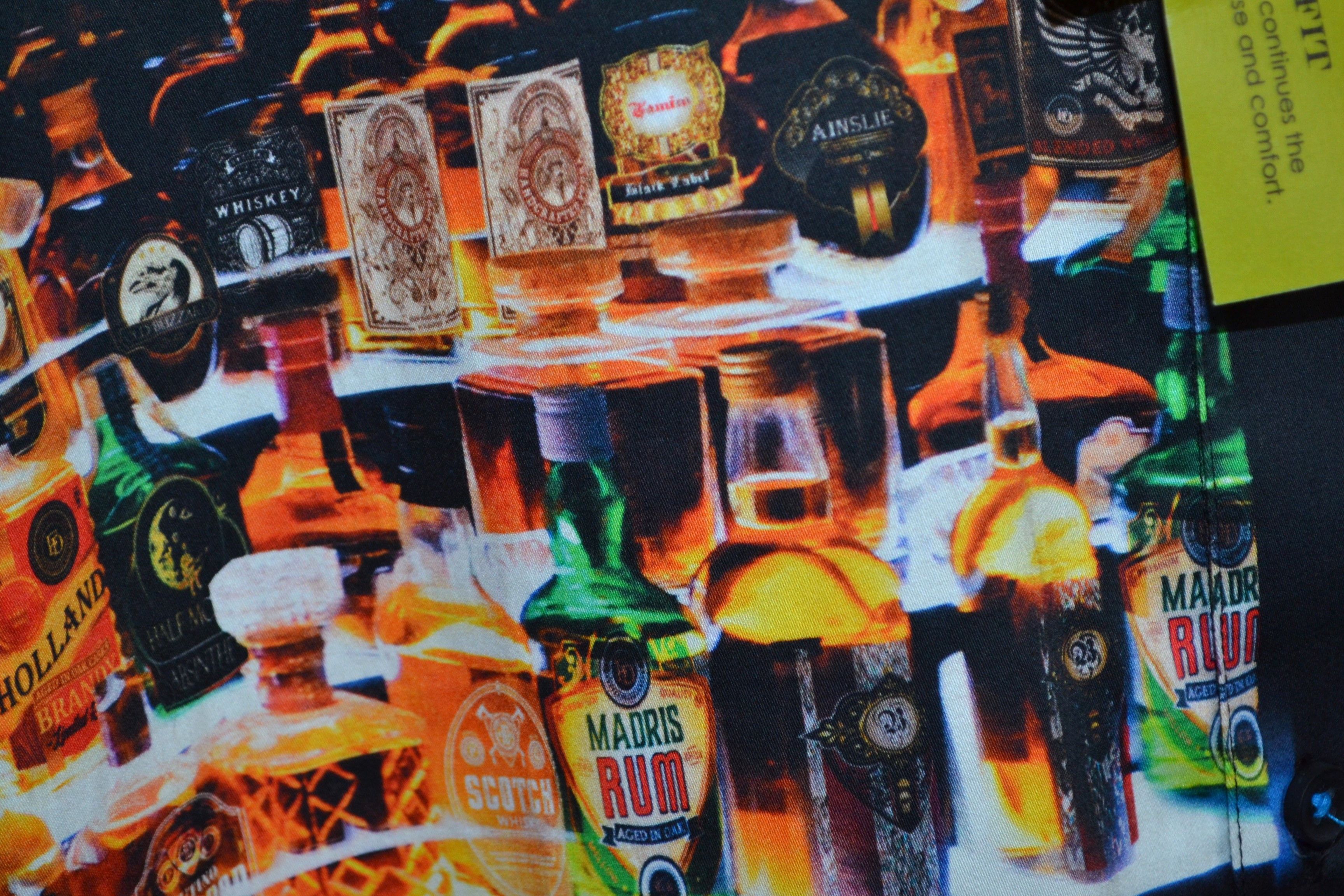 Robert Graham Robert Graham Whiskey In A Jar Drink $238 Classic Fit M Size US M / EU 48-50 / 2 - 7 Thumbnail