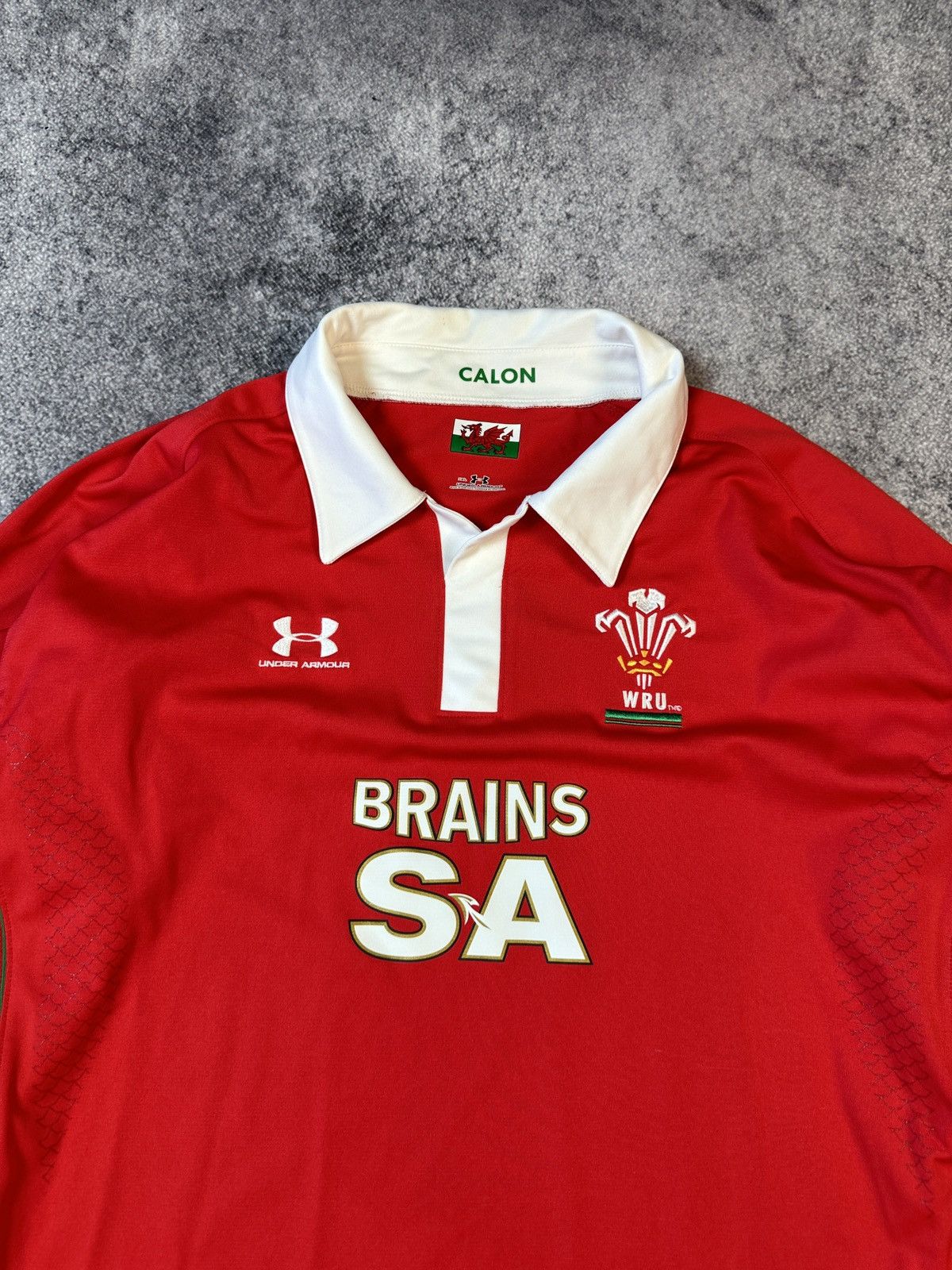 Under Armour × Vintage Vintage Under Armour Wales Rugby Jersey Streetwear Rare 3XL Size US XXL / EU 58 / 5 - 2 Thumbnail