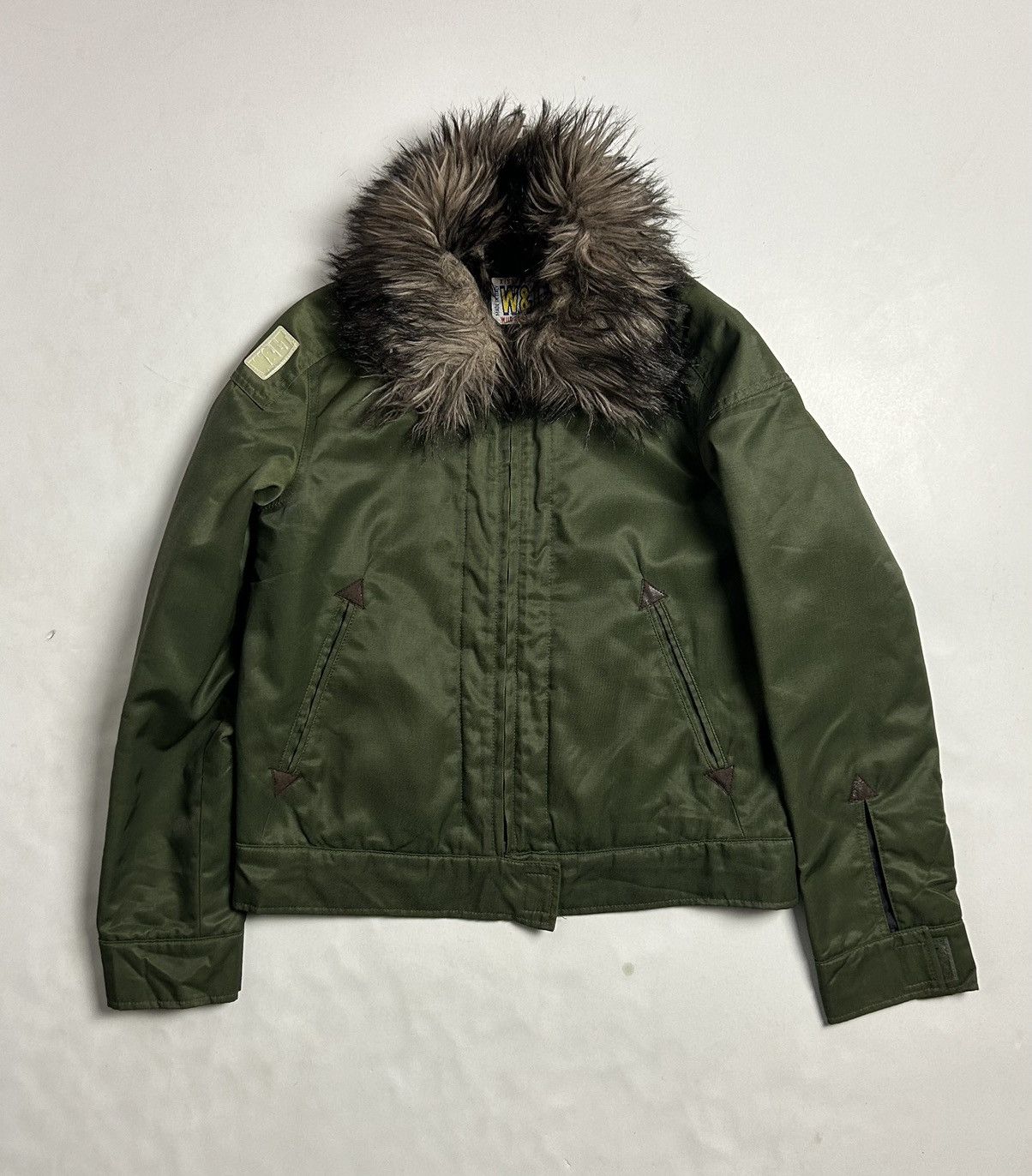 W&LT VTG 99’ Wild&Lethal Trash Army Fur Jacket Size US M / EU 48-50 / 2 - 1 Thumbnail