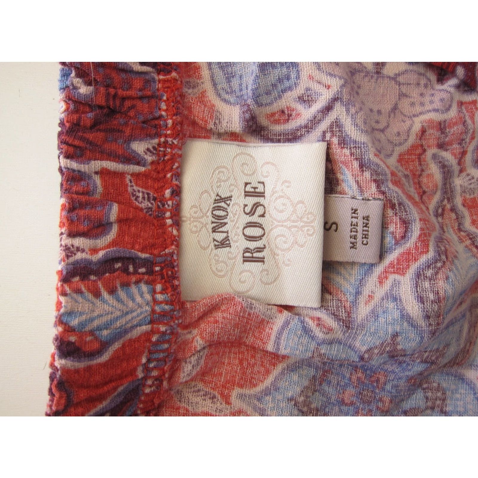 Vintage Knox Rose 100% Rayon Pink Blue Floral Pocket V-Neck Tank Slip Sun Dress Small Size S / US 4 / IT 40 - 4 Thumbnail