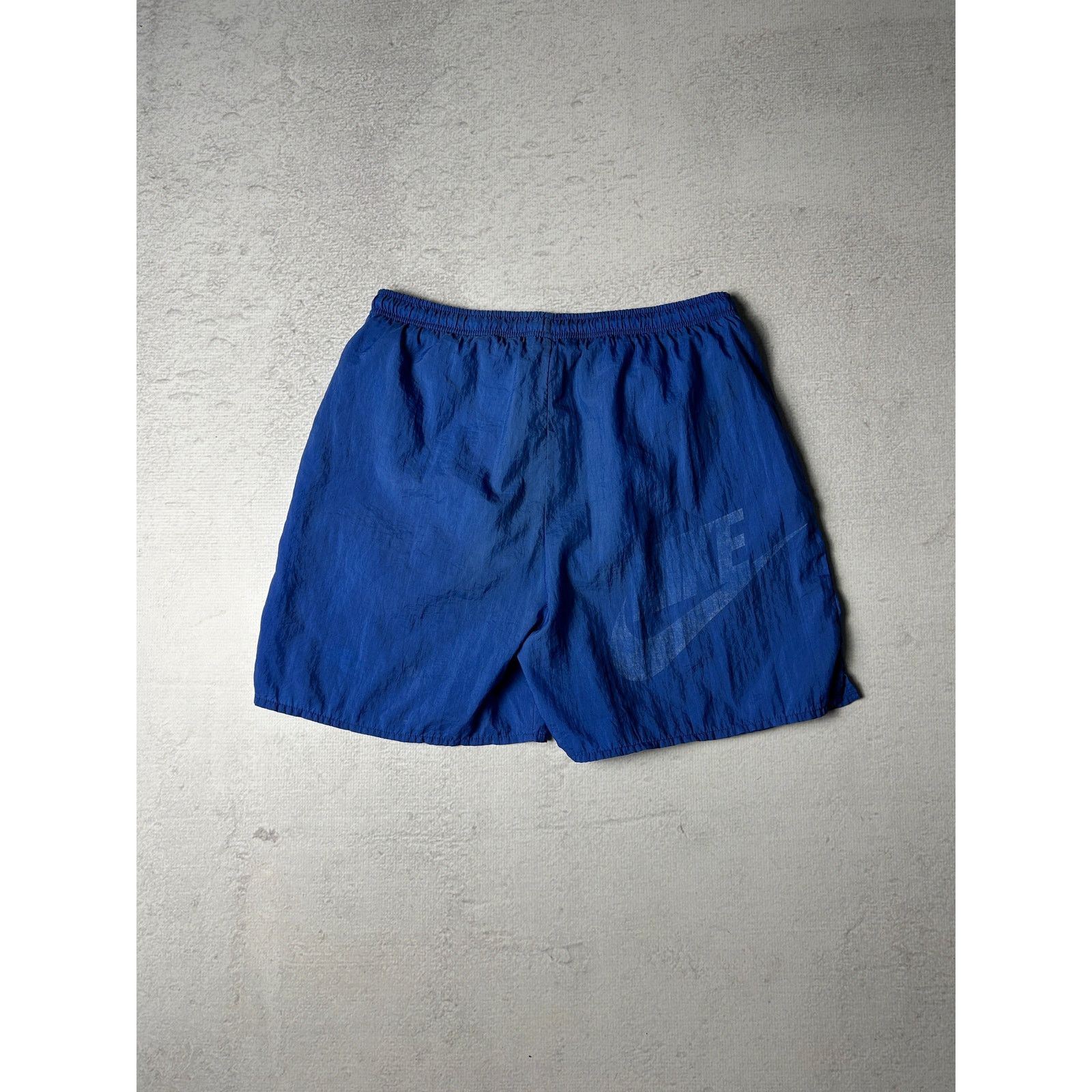 Nike Vintage 90s Nike Blue Regular Track Shorts - Men's Medium Size US 32 / EU 48 - 2 Thumbnail