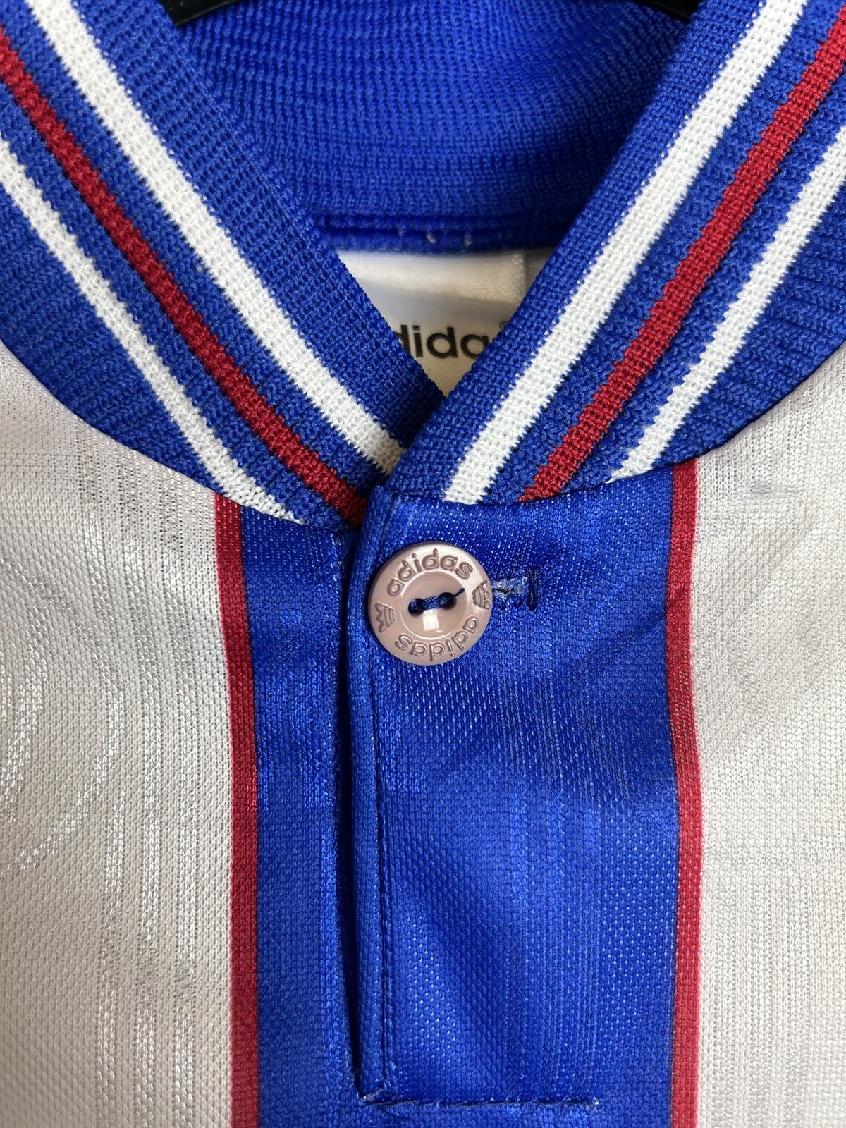 Adidas 90s Adidas Karlsruher 1996/98 Home Kit Soccer Jersey XS Size US S / EU 44-46 / 1 - 6 Thumbnail