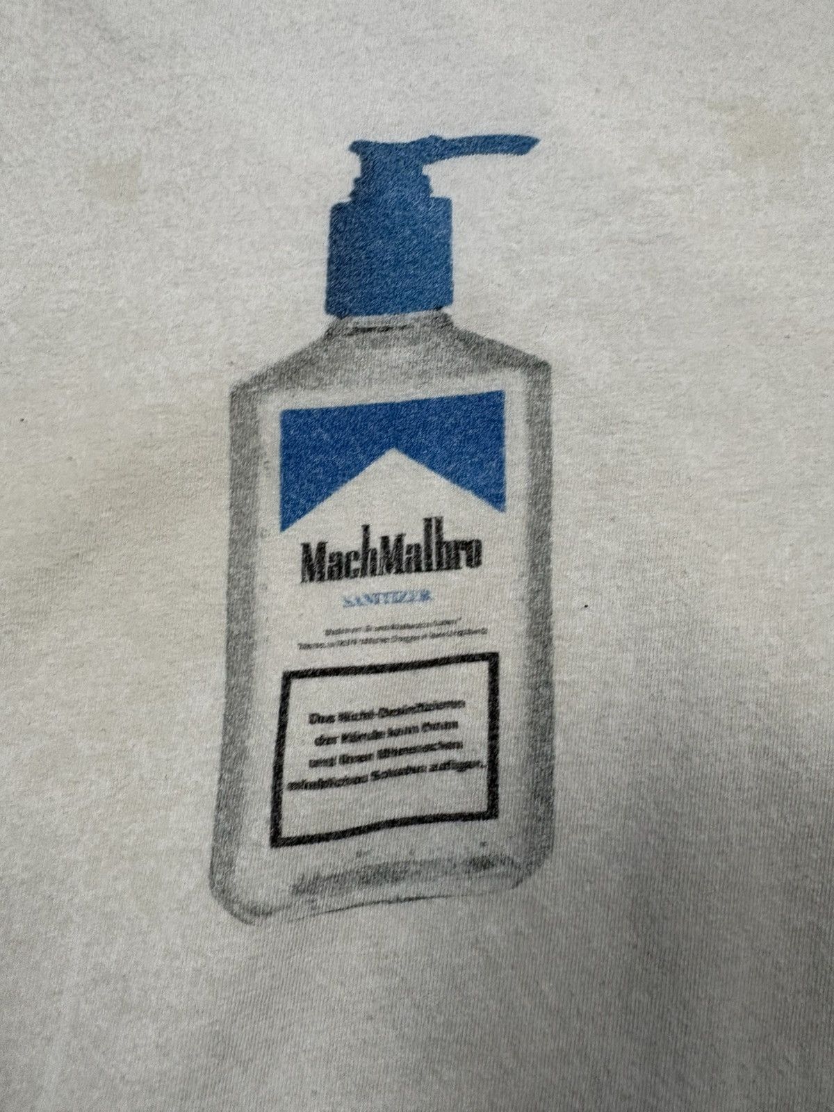 Marlboro Marlboro MachMalbro Sanitizer Graphic T-Shirt Vintage 00s XL Size US XL / EU 56 / 4 - 13 Thumbnail
