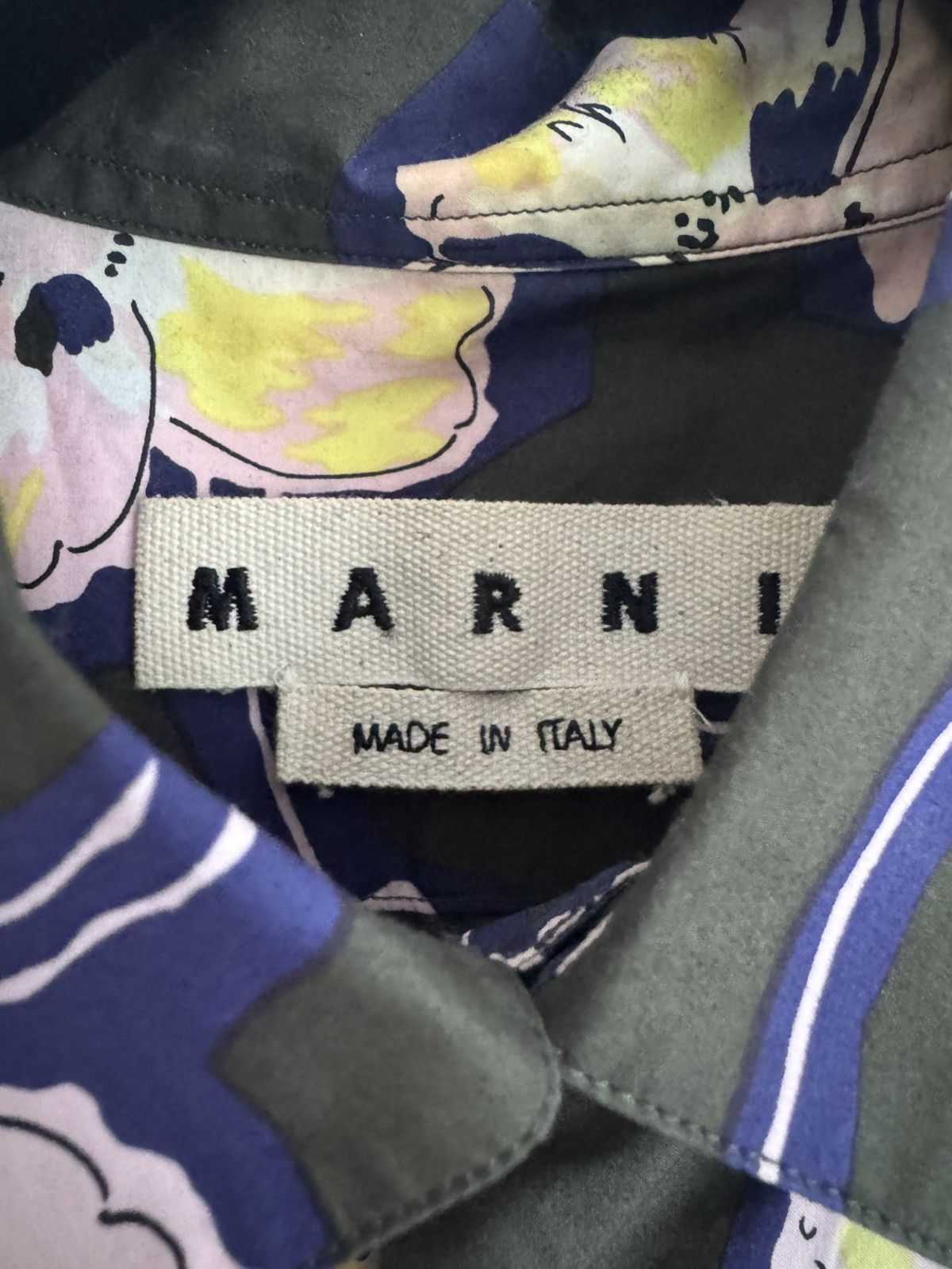 Marni Marni Floral Print Shirt Sleeve Shirt Size US M / EU 48-50 / 2 - 2 Thumbnail