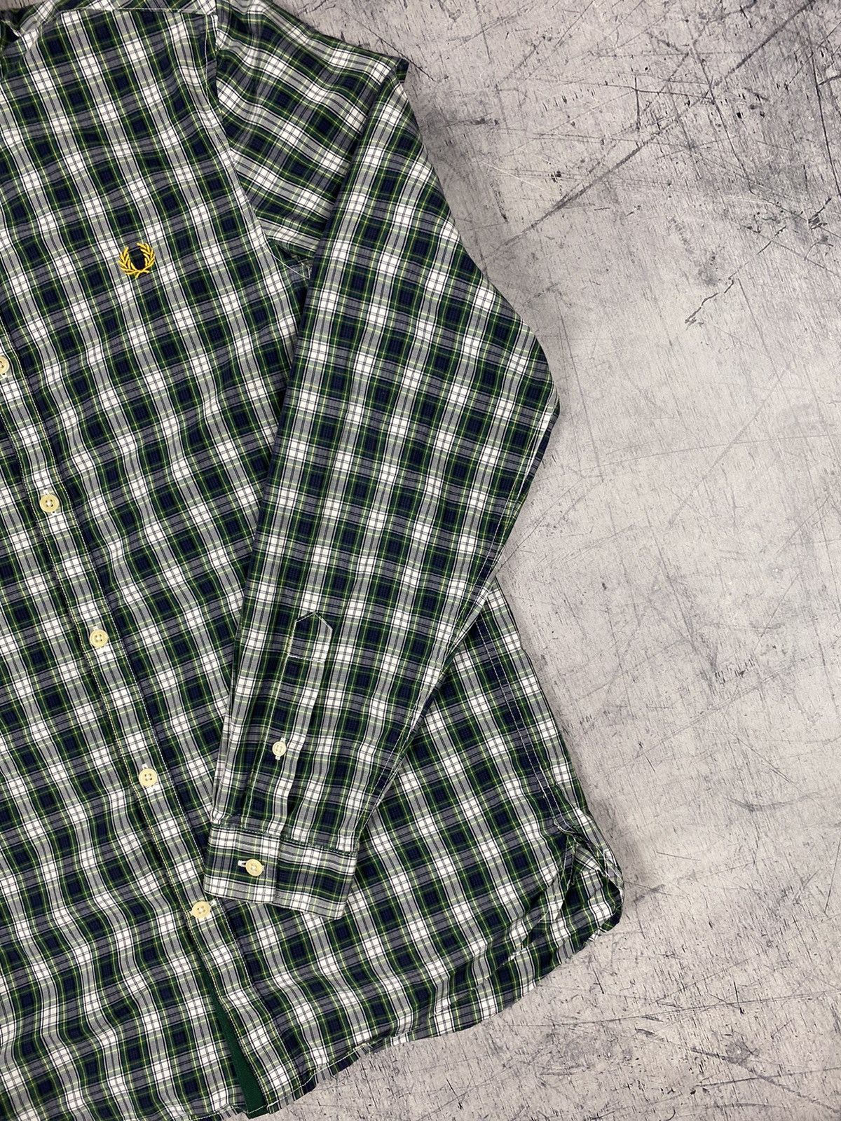 Fred Perry Fred Perry y2k Designed Streetwear Button Up Shirt Size US S / EU 44-46 / 1 - 4 Thumbnail