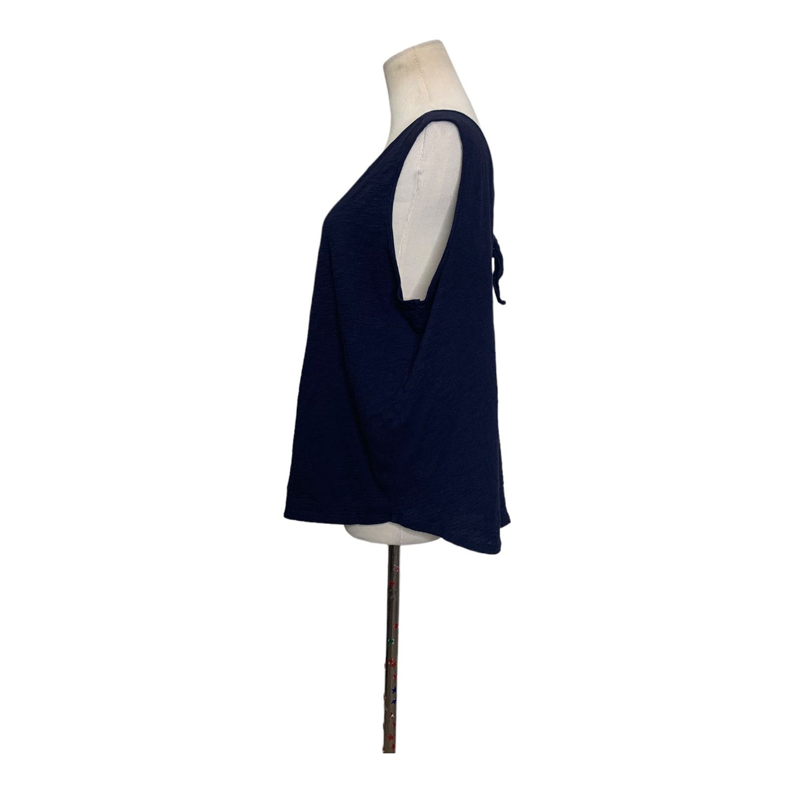 Loft Loft vintage soft blue sleeveless back knot top size XL Size XL / US 12-14 / IT 48-50 - 7 Thumbnail